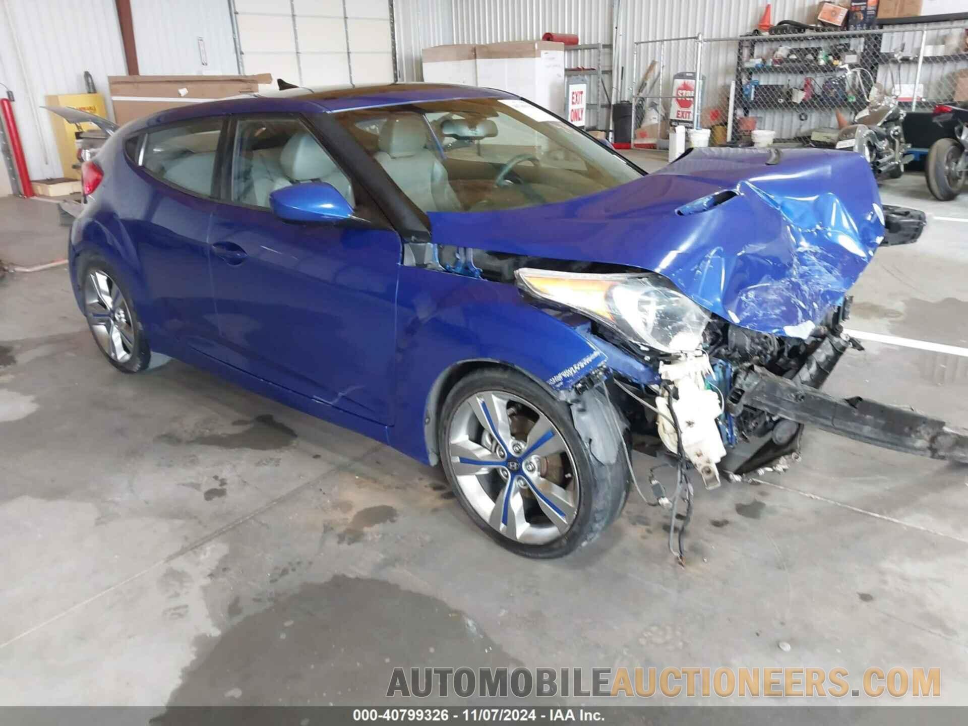 KMHTC6AD2CU054000 HYUNDAI VELOSTER 2012