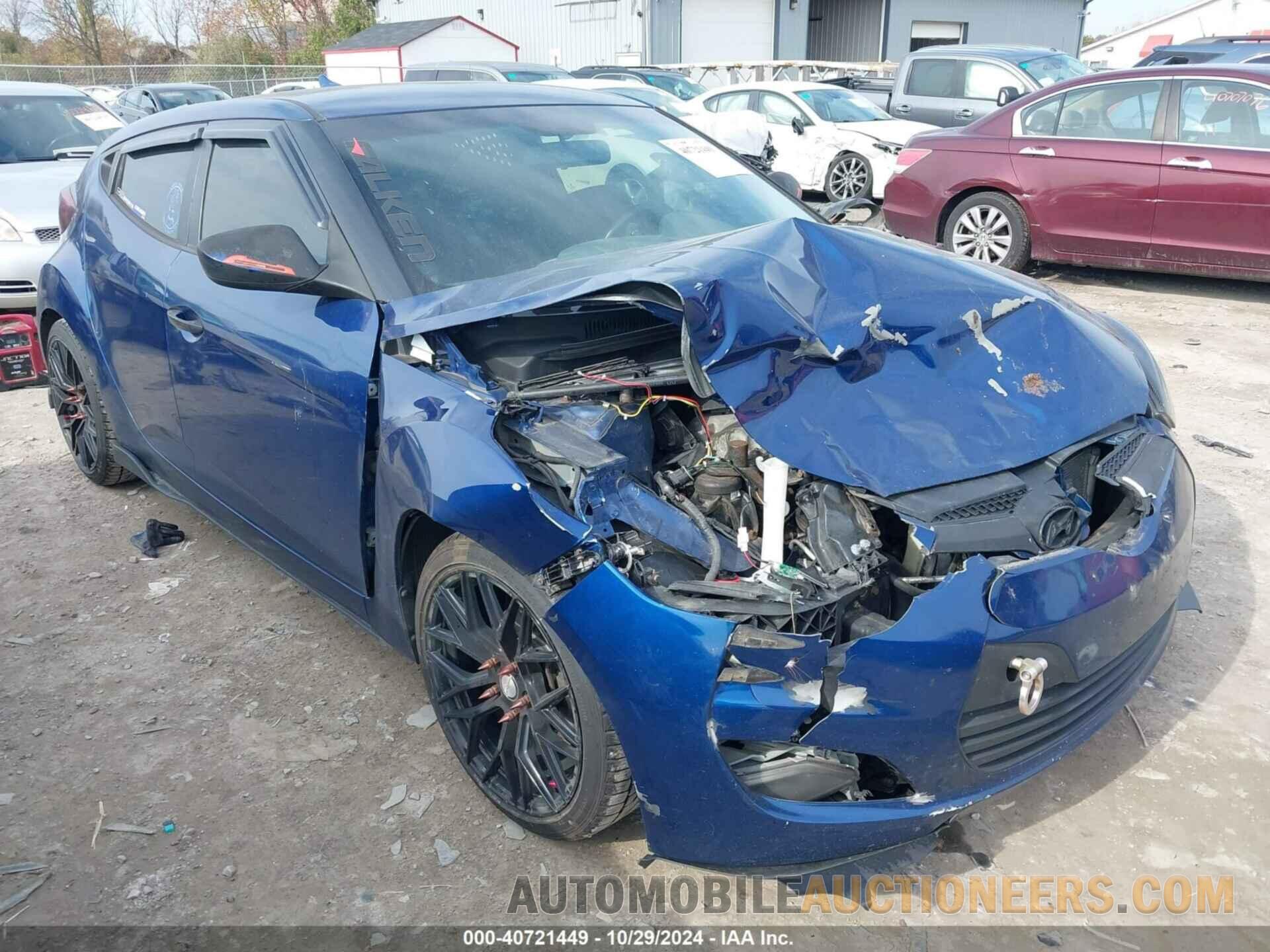 KMHTC6AD2HU306626 HYUNDAI VELOSTER 2017