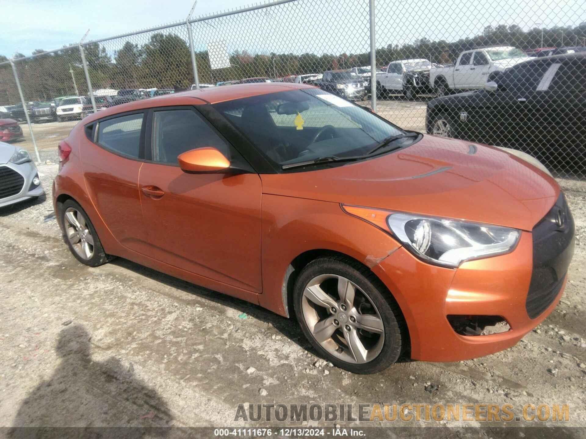 KMHTC6AD3EU208653 HYUNDAI VELOSTER 2014