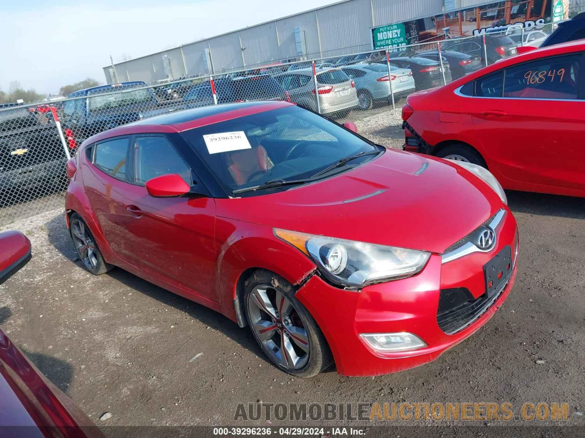 KMHTC6AD6DU167529 HYUNDAI VELOSTER 2013