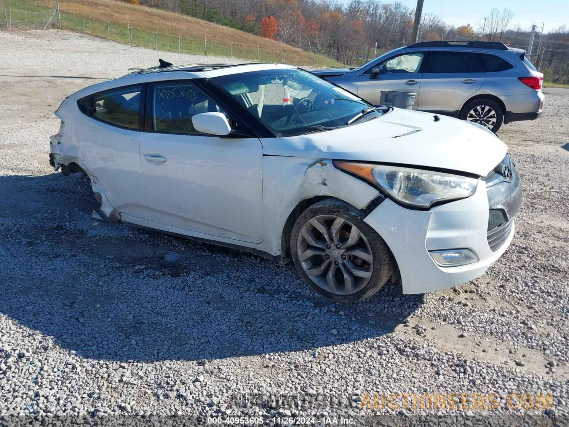 KMHTC6AD7DU151842 HYUNDAI VELOSTER 2013