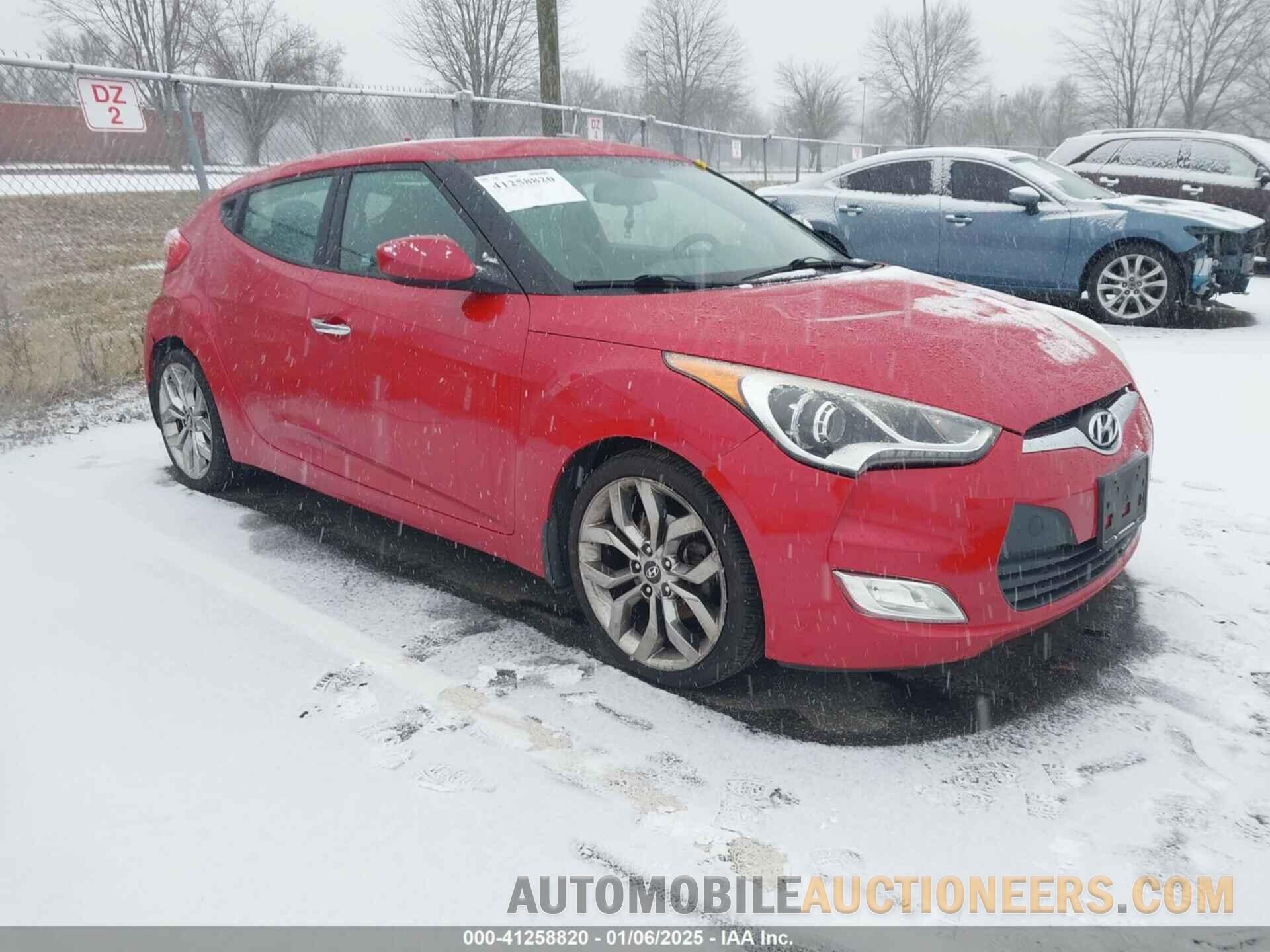 KMHTC6AD8EU214612 HYUNDAI VELOSTER 2014