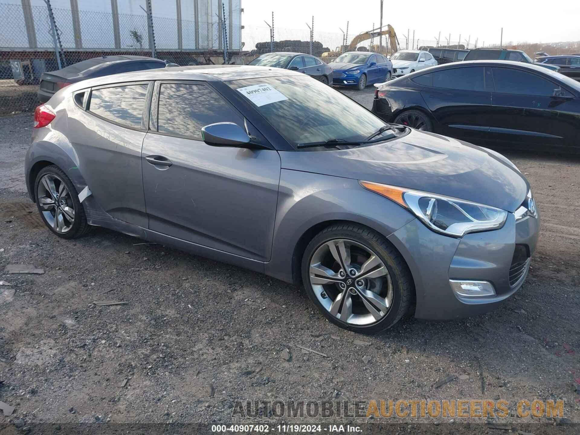 KMHTC6ADXHU317597 HYUNDAI VELOSTER 2017