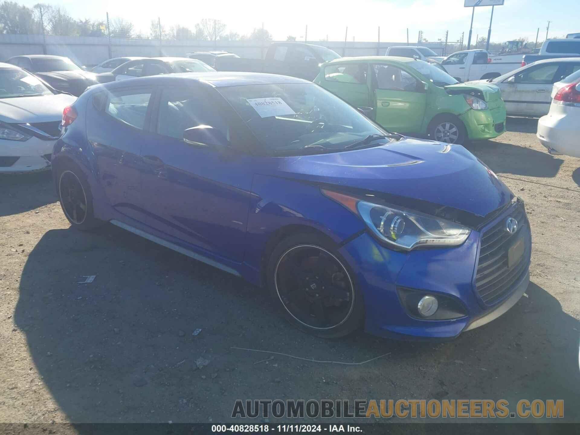 KMHTC6AE0DU116083 HYUNDAI VELOSTER 2013