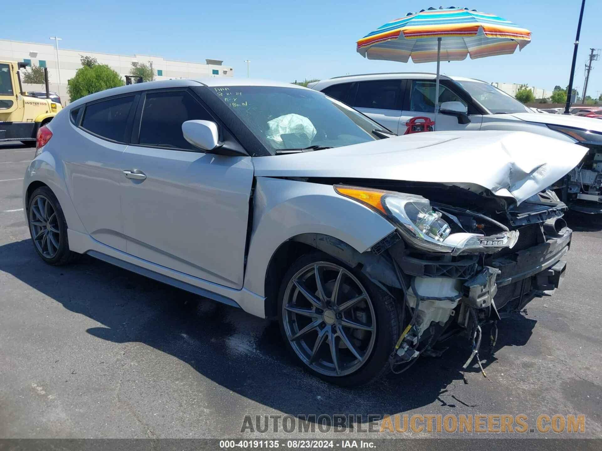 KMHTC6AE0FU249199 HYUNDAI VELOSTER 2015