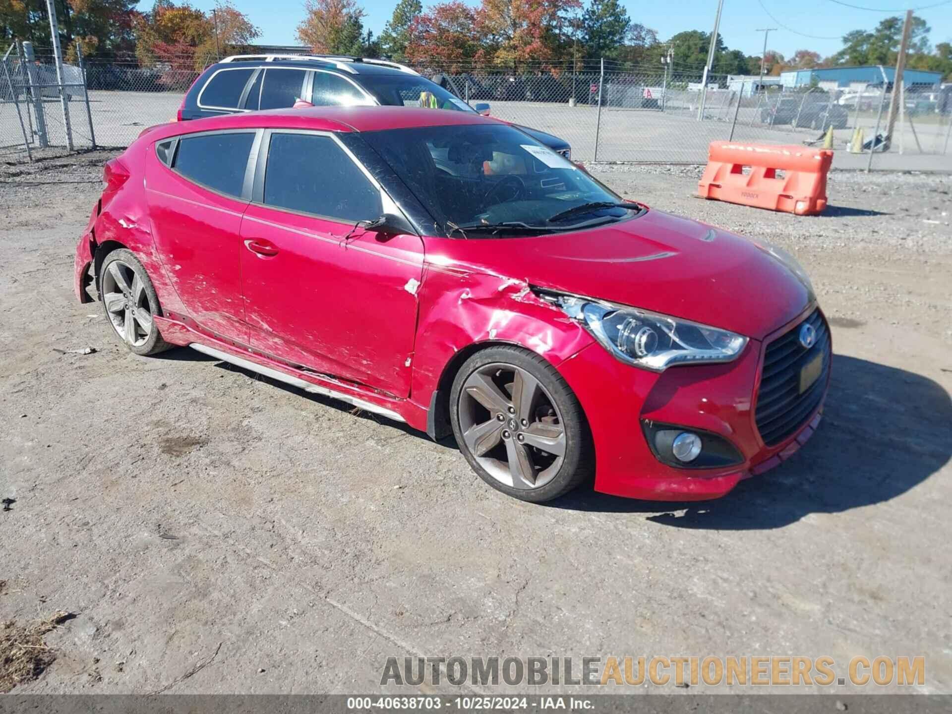 KMHTC6AE1FU216440 HYUNDAI VELOSTER 2015