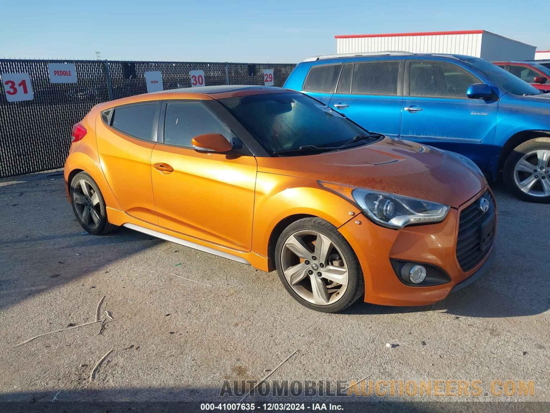 KMHTC6AE1FU244528 HYUNDAI VELOSTER 2015