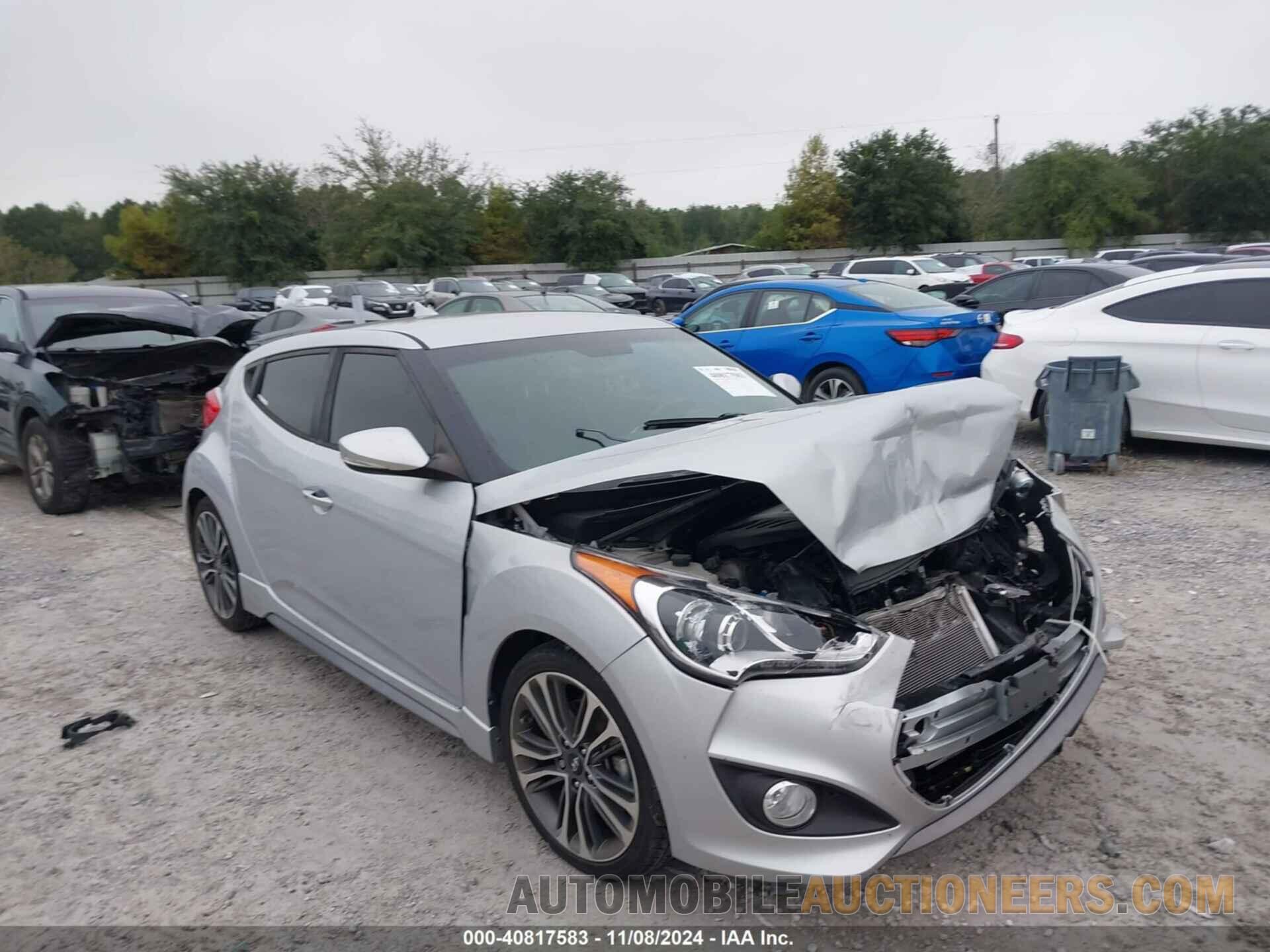 KMHTC6AE1GU300484 HYUNDAI VELOSTER 2016