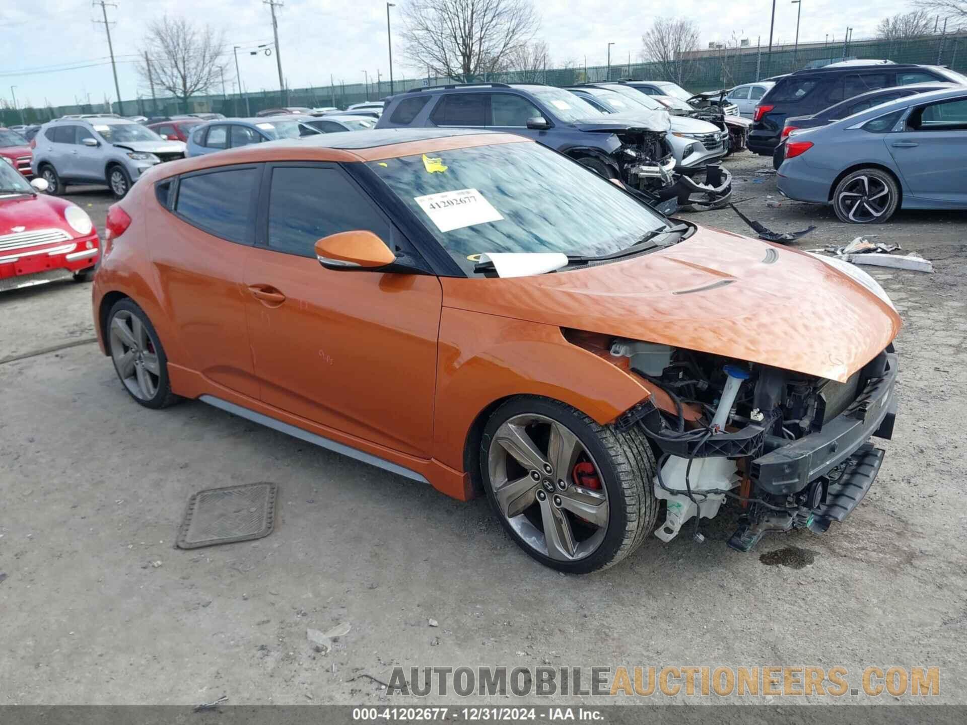 KMHTC6AE2DU122905 HYUNDAI VELOSTER 2013