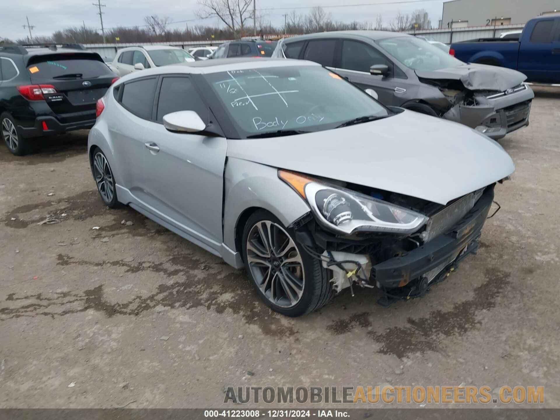 KMHTC6AE2GU257337 HYUNDAI VELOSTER 2016