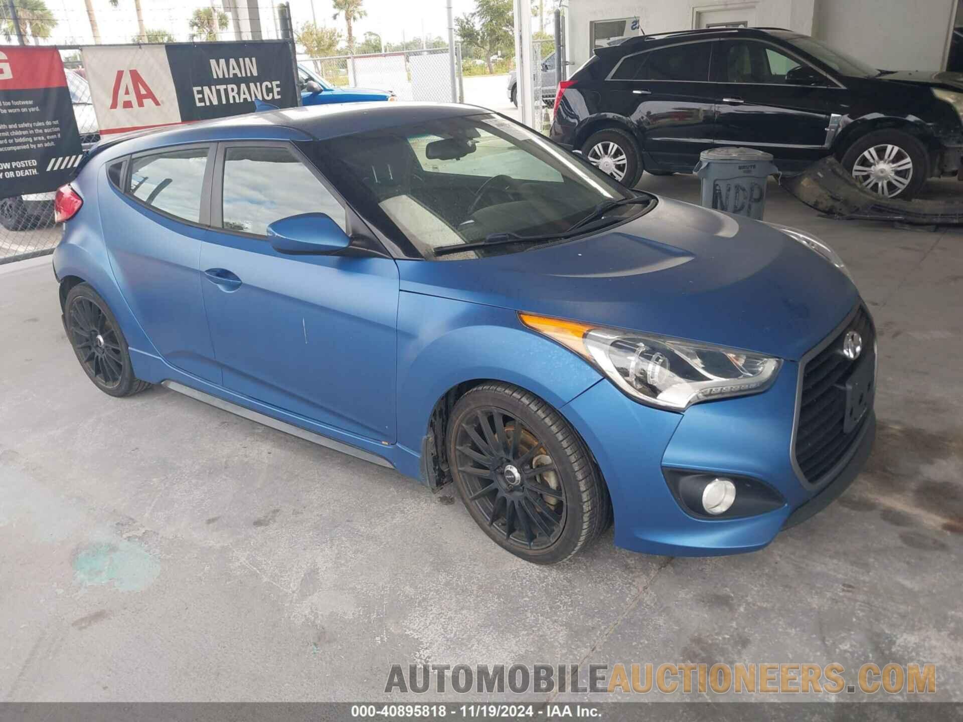 KMHTC6AE2GU260206 HYUNDAI VELOSTER 2016