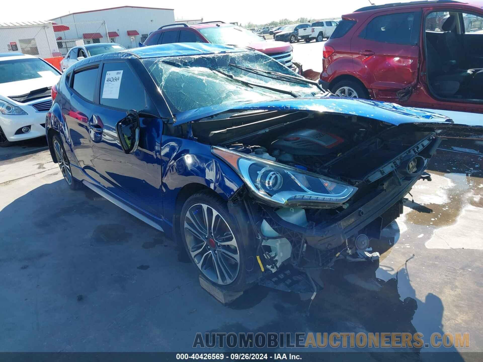 KMHTC6AE2GU265566 HYUNDAI VELOSTER 2016