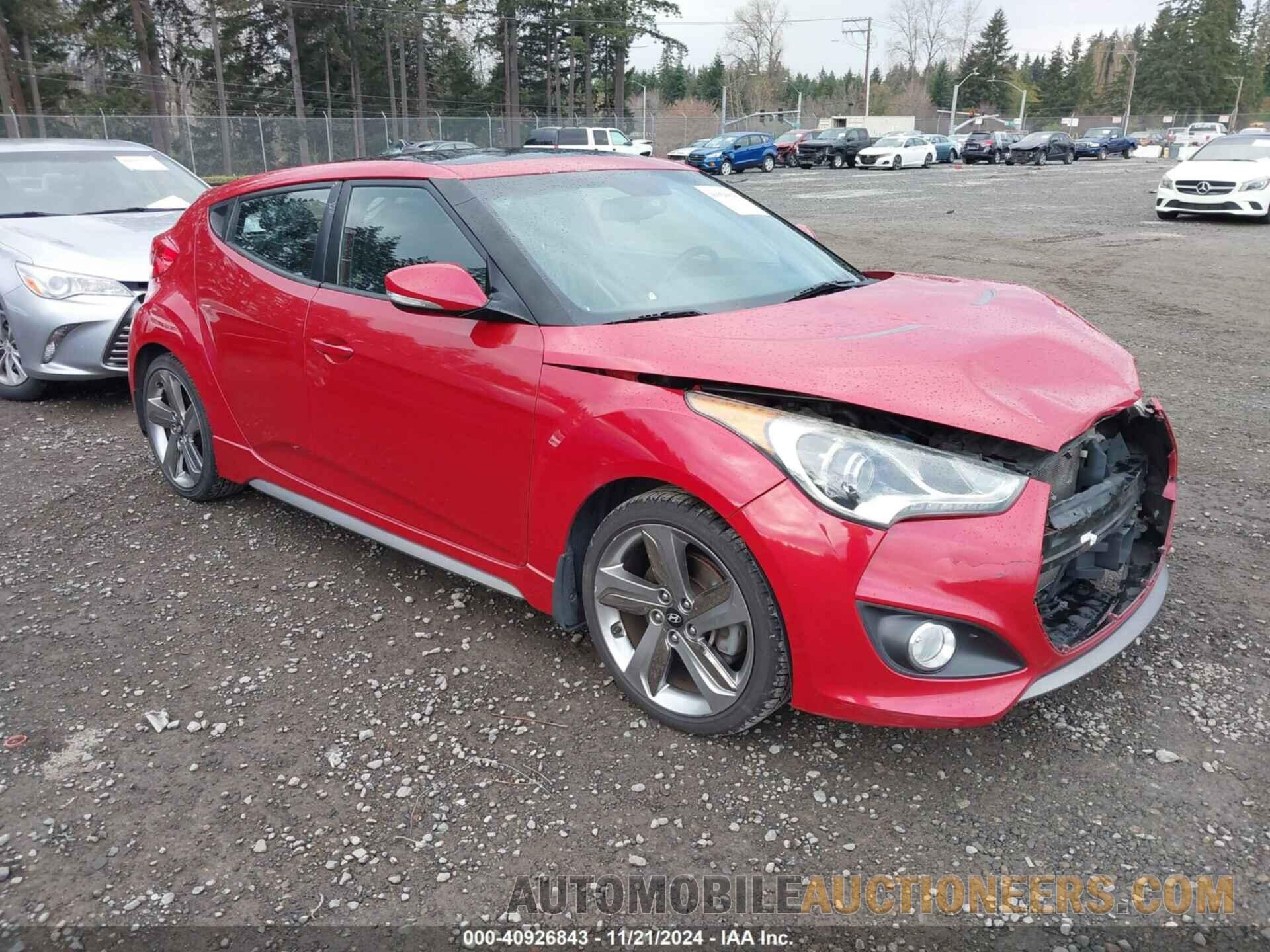 KMHTC6AE3DU173541 HYUNDAI VELOSTER 2013