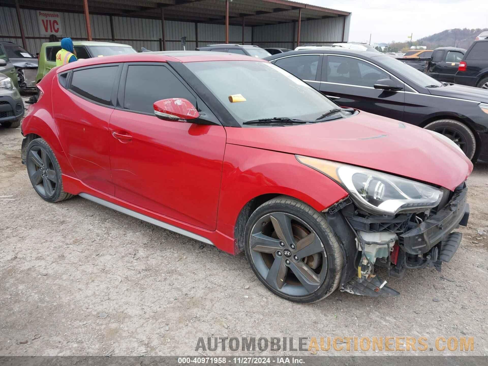 KMHTC6AE4DU169255 HYUNDAI VELOSTER 2013