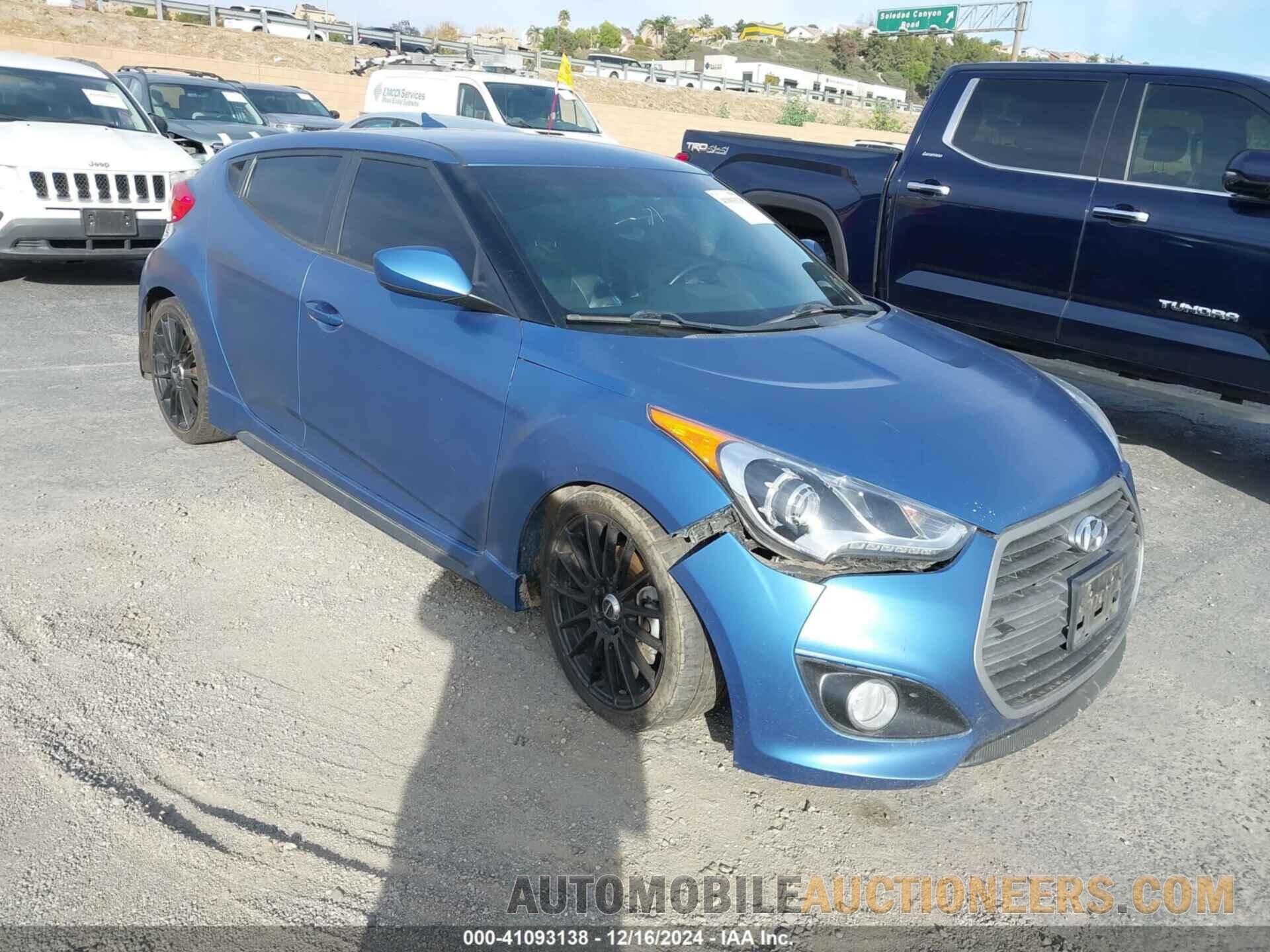 KMHTC6AE4GU257825 HYUNDAI VELOSTER 2016