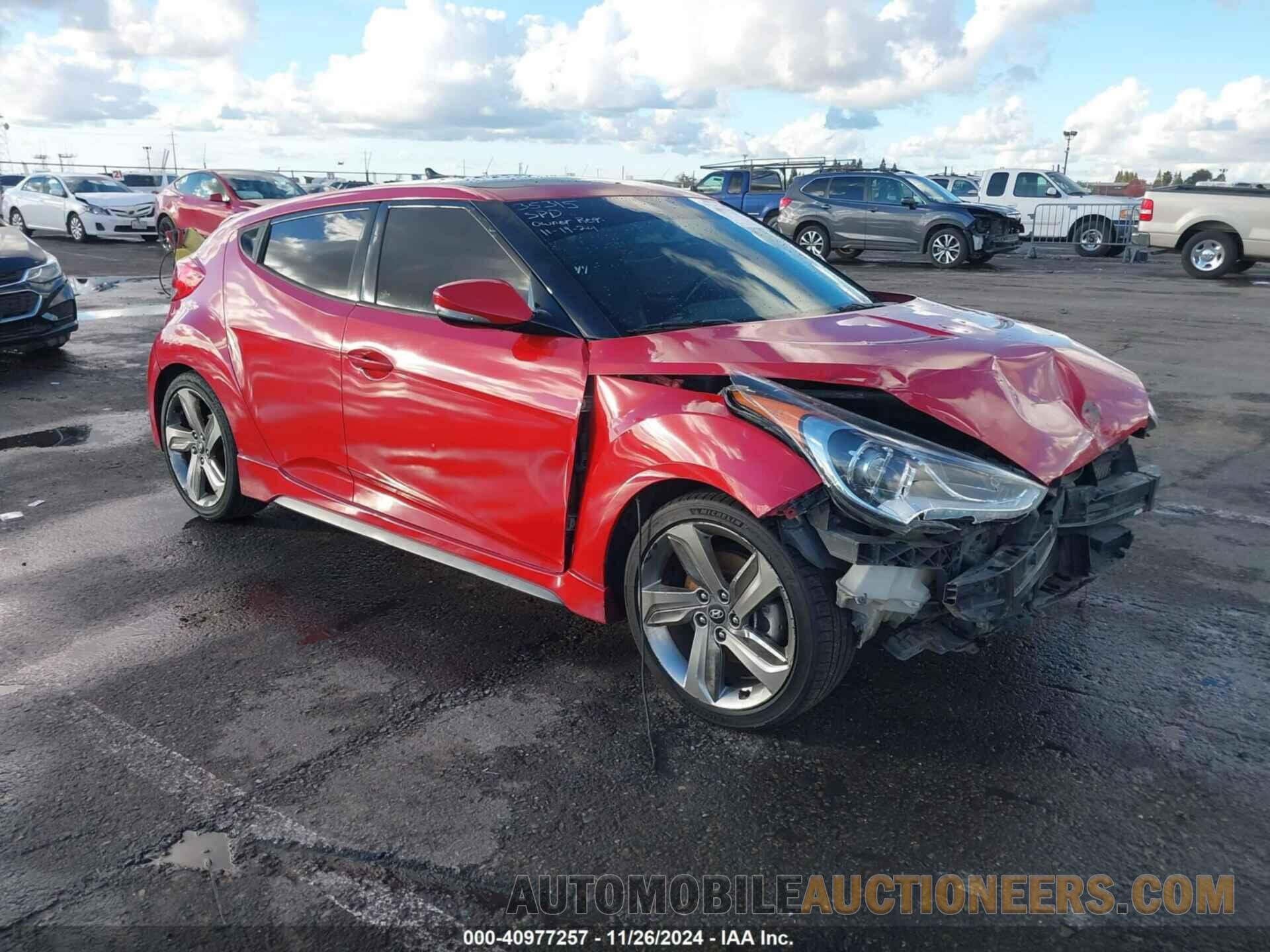 KMHTC6AE5FU243205 HYUNDAI VELOSTER 2015