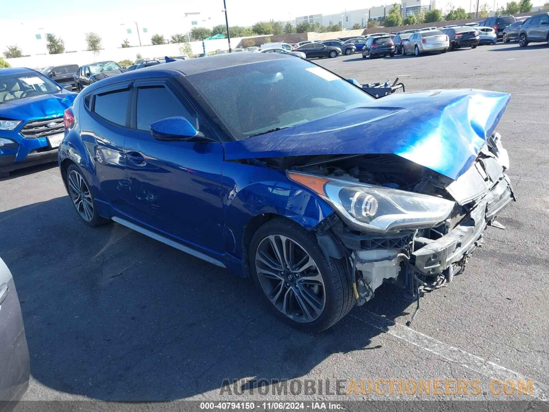 KMHTC6AE6GU297503 HYUNDAI VELOSTER 2016