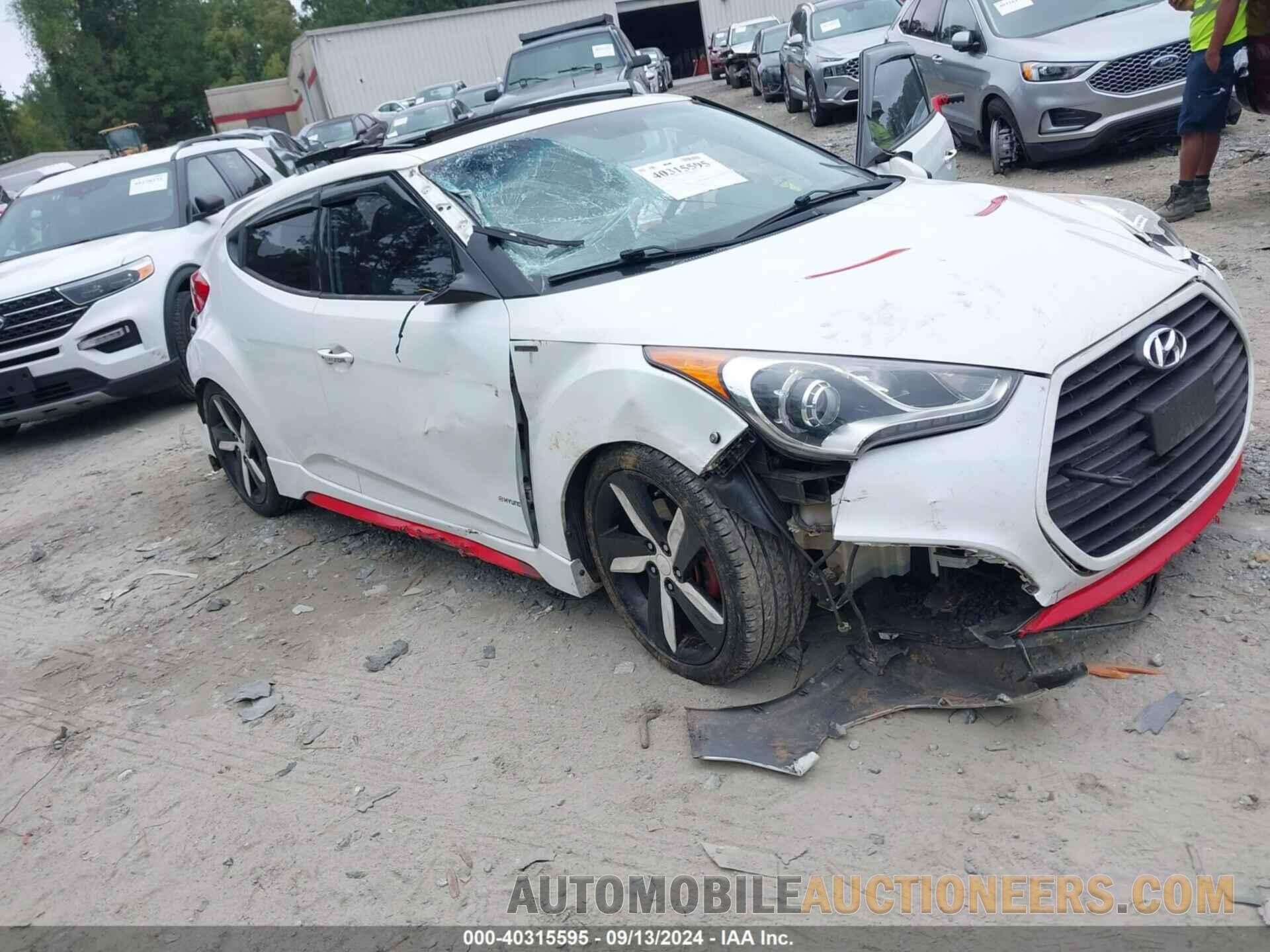 KMHTC6AE7DU111897 HYUNDAI VELOSTER 2013