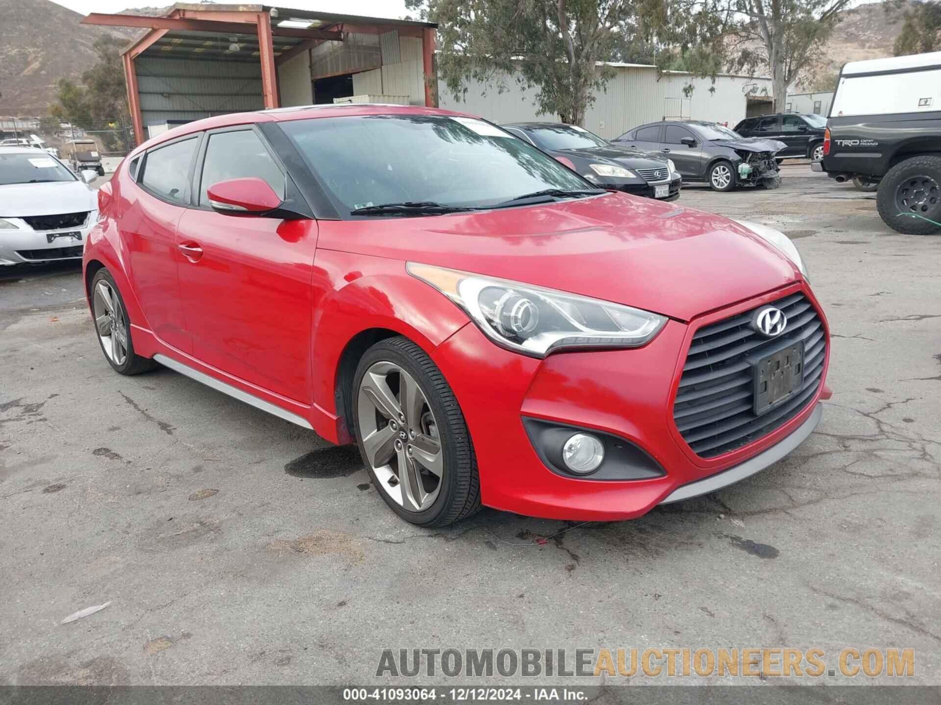 KMHTC6AE7DU124357 HYUNDAI VELOSTER 2013