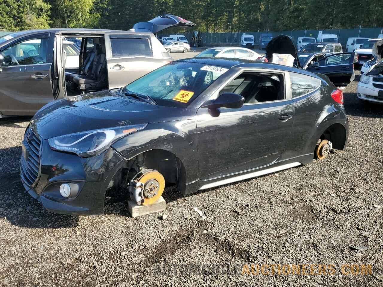 KMHTC6AE7FU230293 HYUNDAI VELOSTER 2015