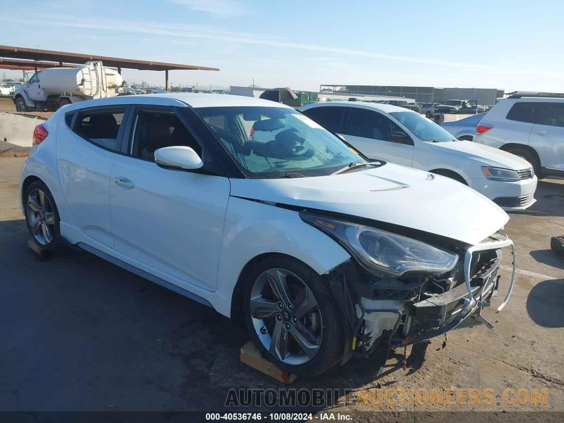 KMHTC6AE9FU221370 HYUNDAI VELOSTER 2015