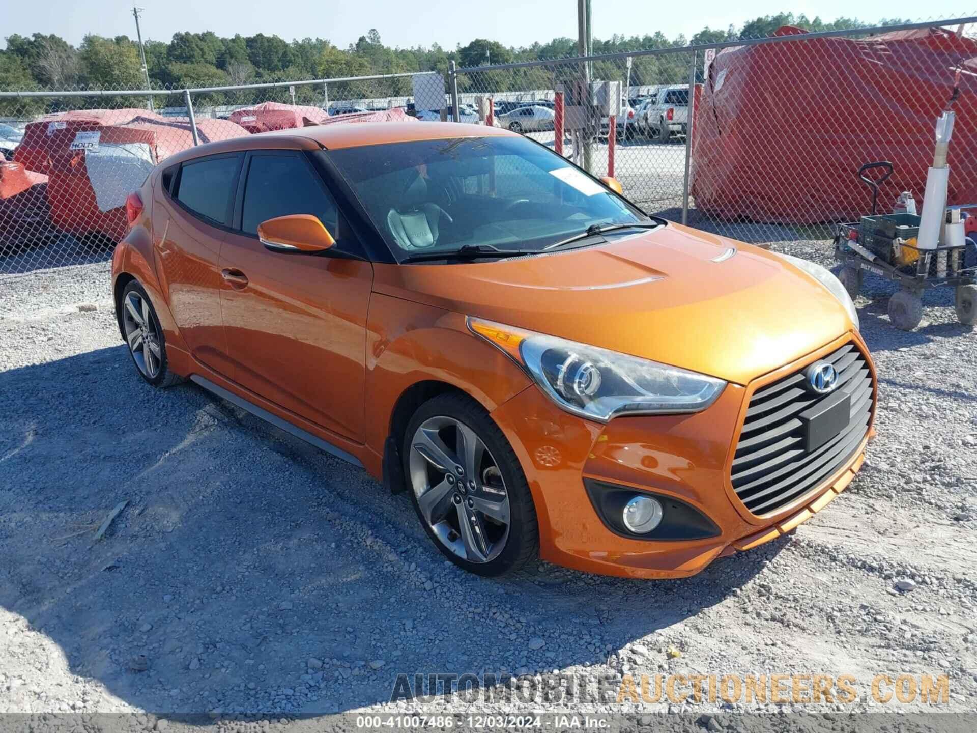 KMHTC6AEXDU152038 HYUNDAI VELOSTER 2013