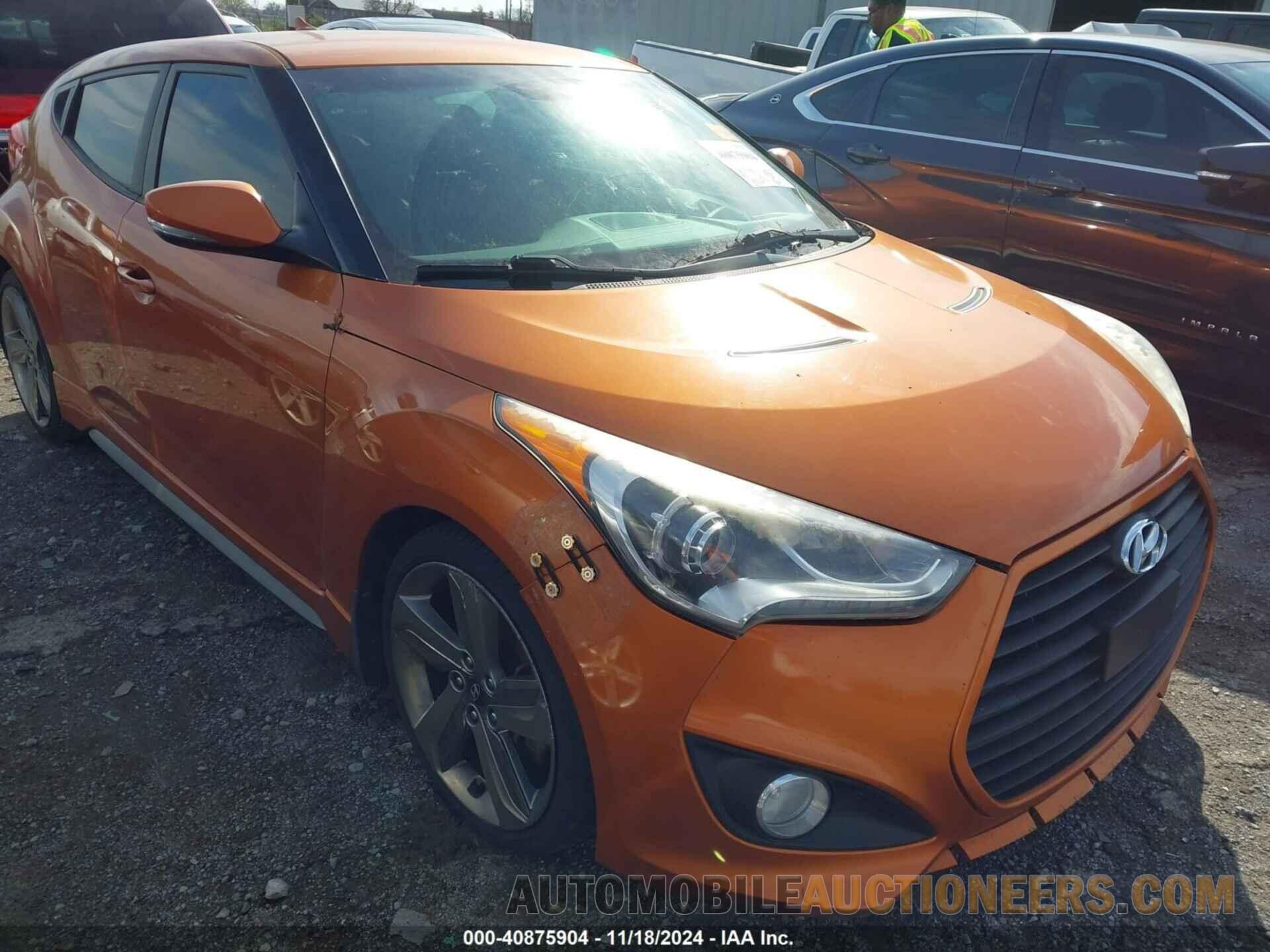 KMHTC6AEXDU163329 HYUNDAI VELOSTER 2013