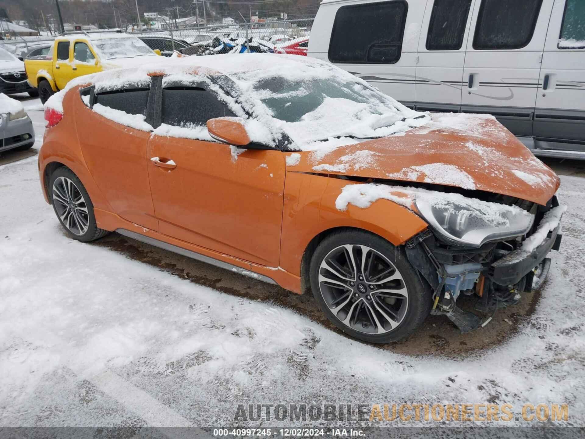 KMHTC6AEXGU298587 HYUNDAI VELOSTER 2016