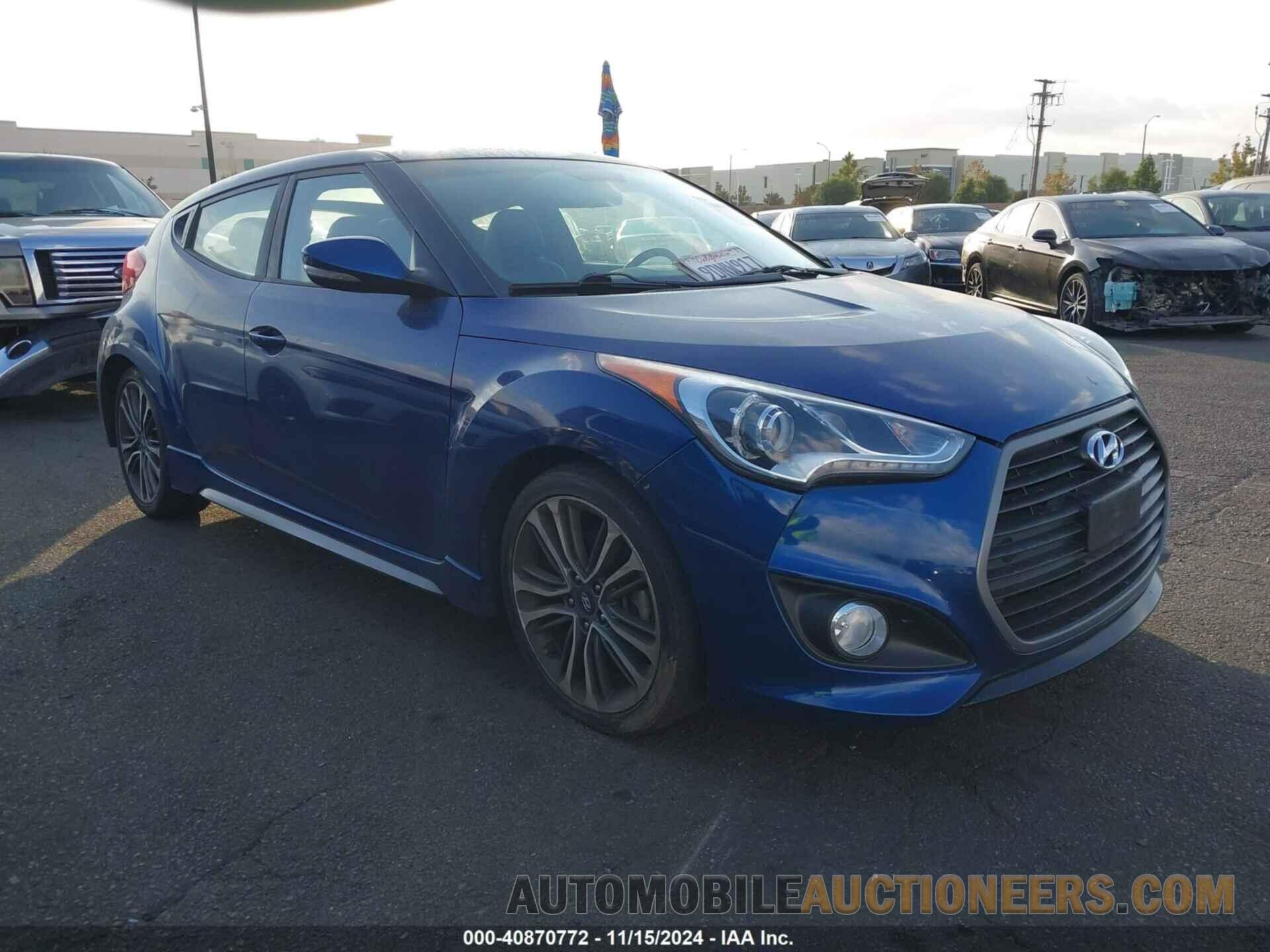 KMHTC6AEXHU309878 HYUNDAI VELOSTER 2017