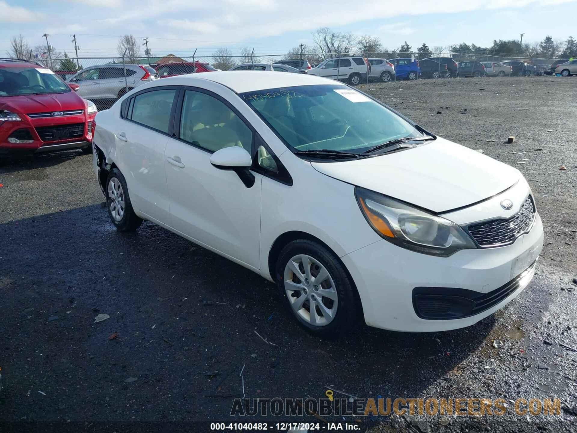 KNADM4A30D6189495 KIA RIO 2013