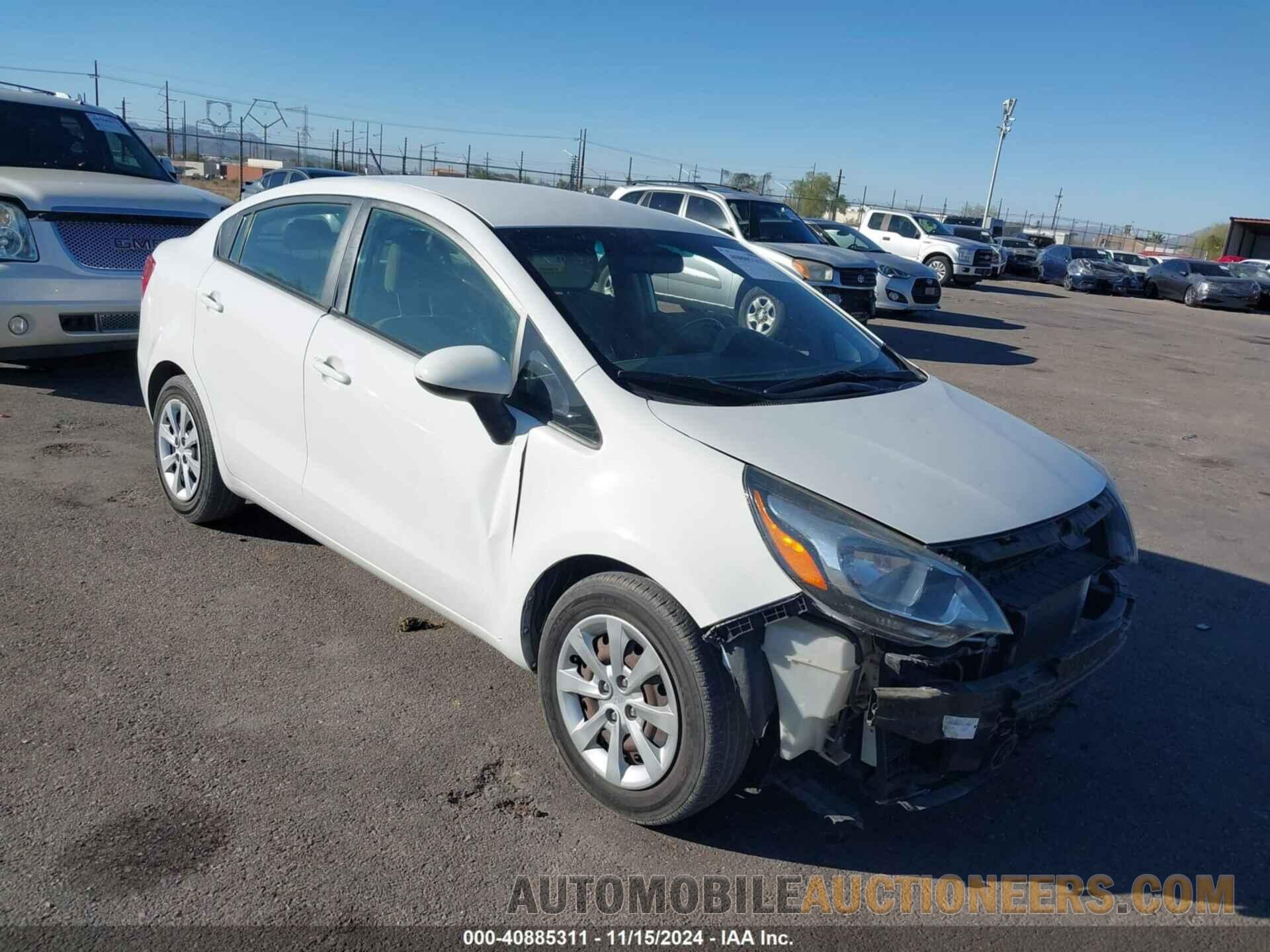 KNADM4A30D6221135 KIA RIO 2013