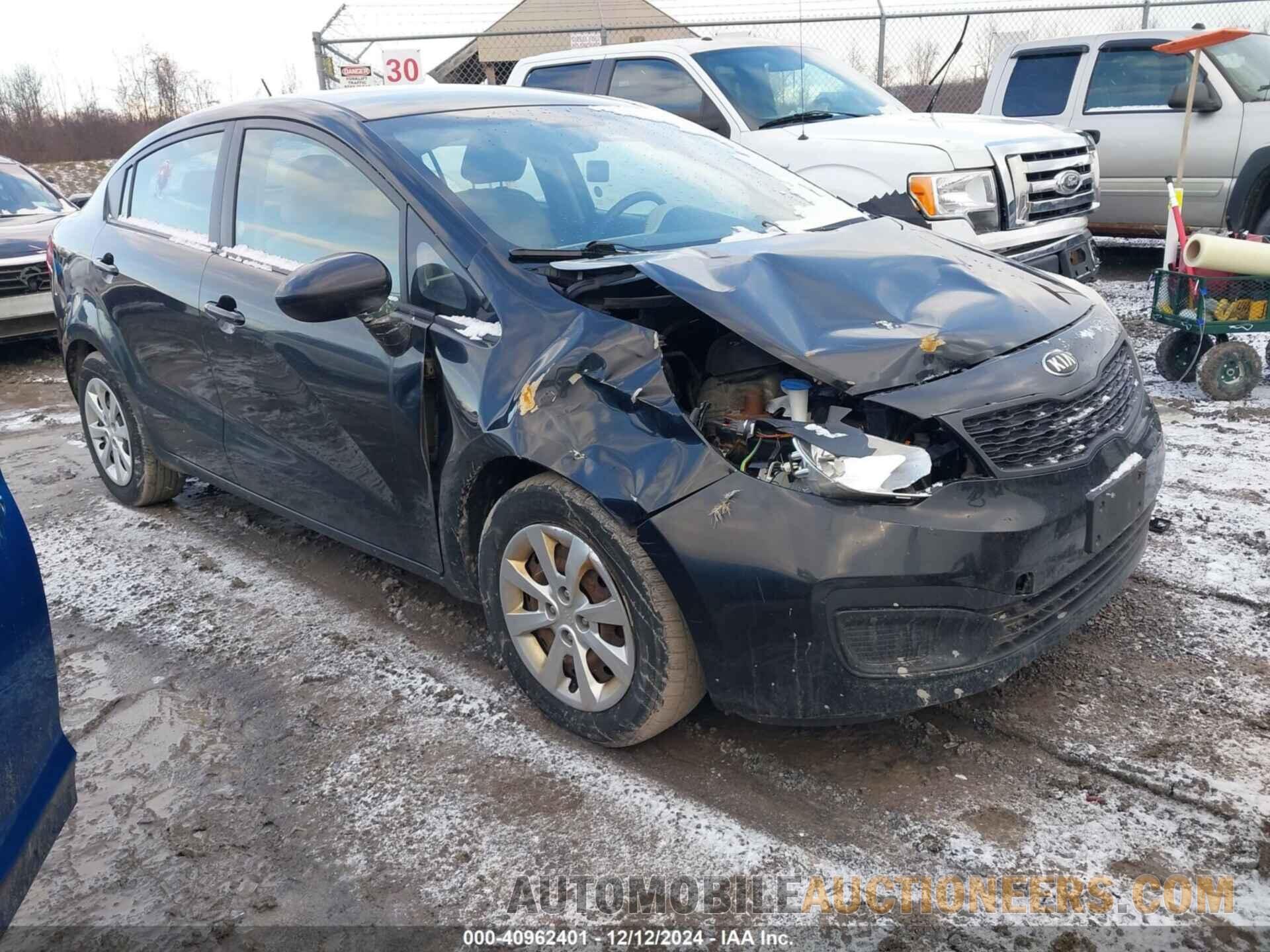 KNADM4A30D6240400 KIA RIO 2013