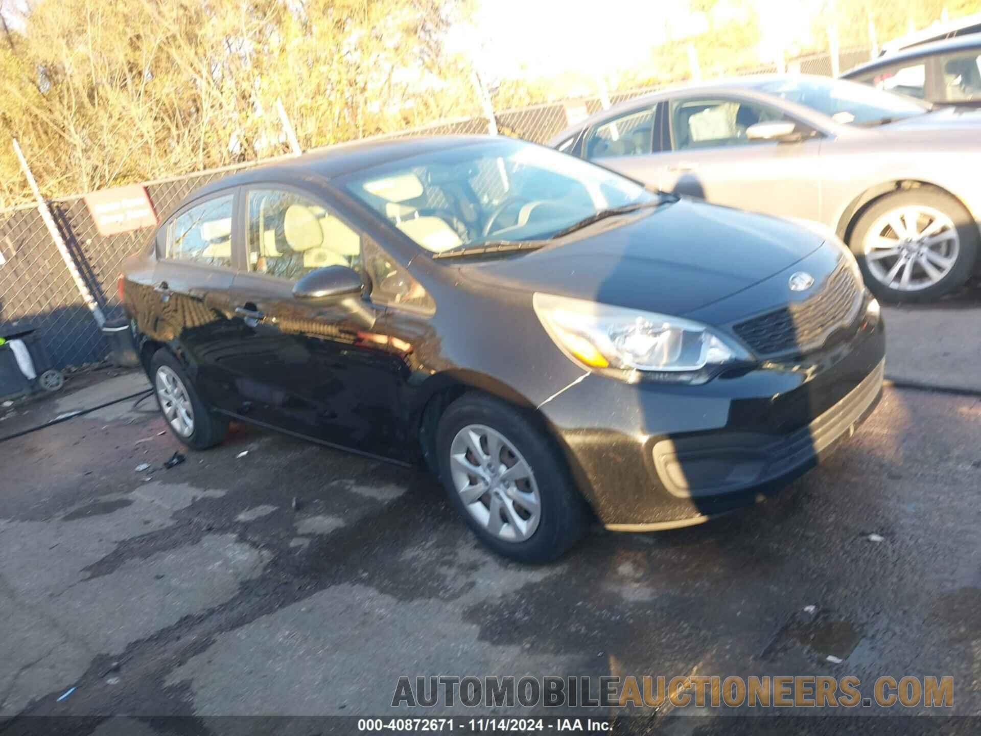 KNADM4A30D6295753 KIA RIO 2013