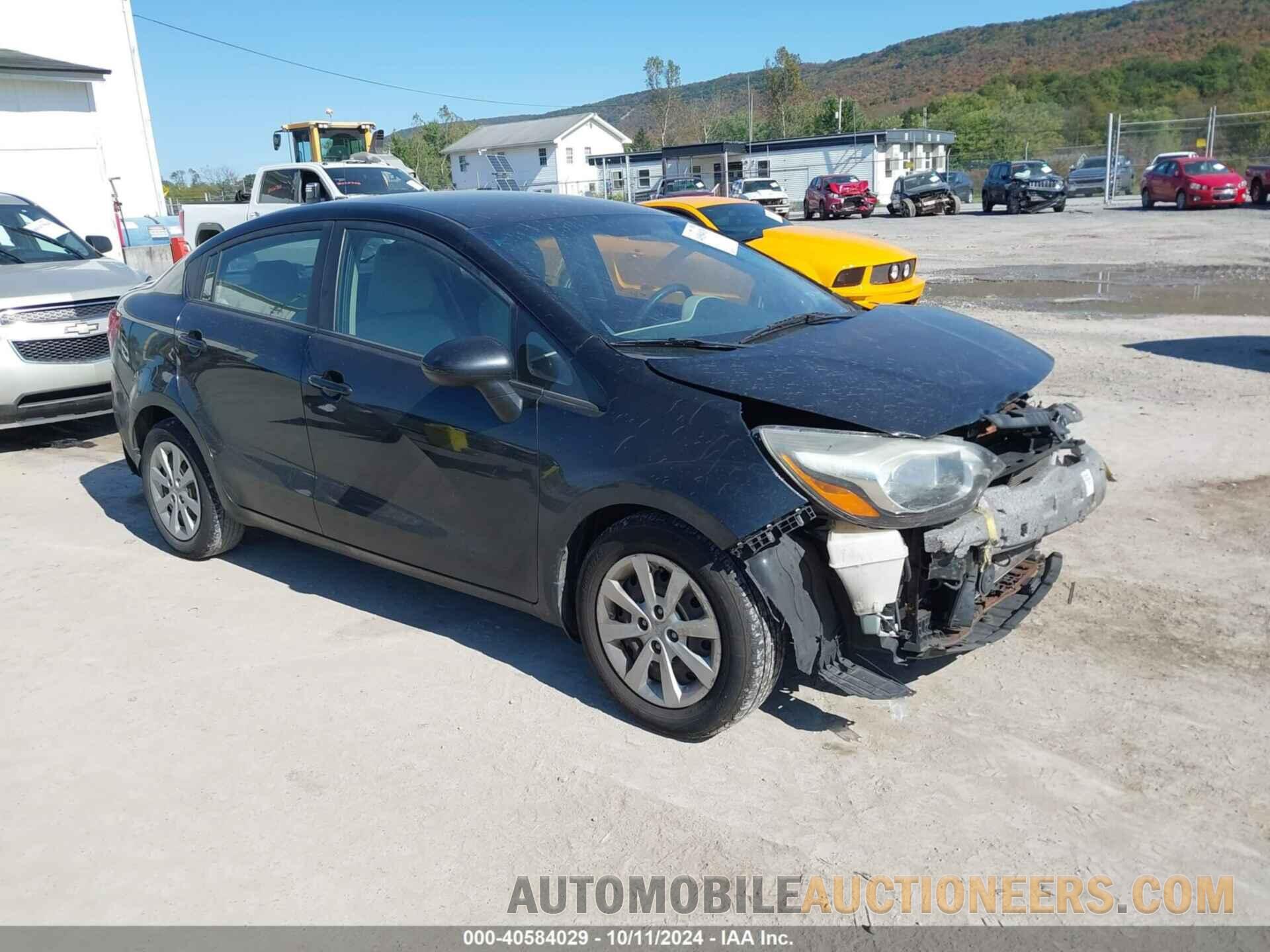 KNADM4A30D6297339 KIA RIO 2013