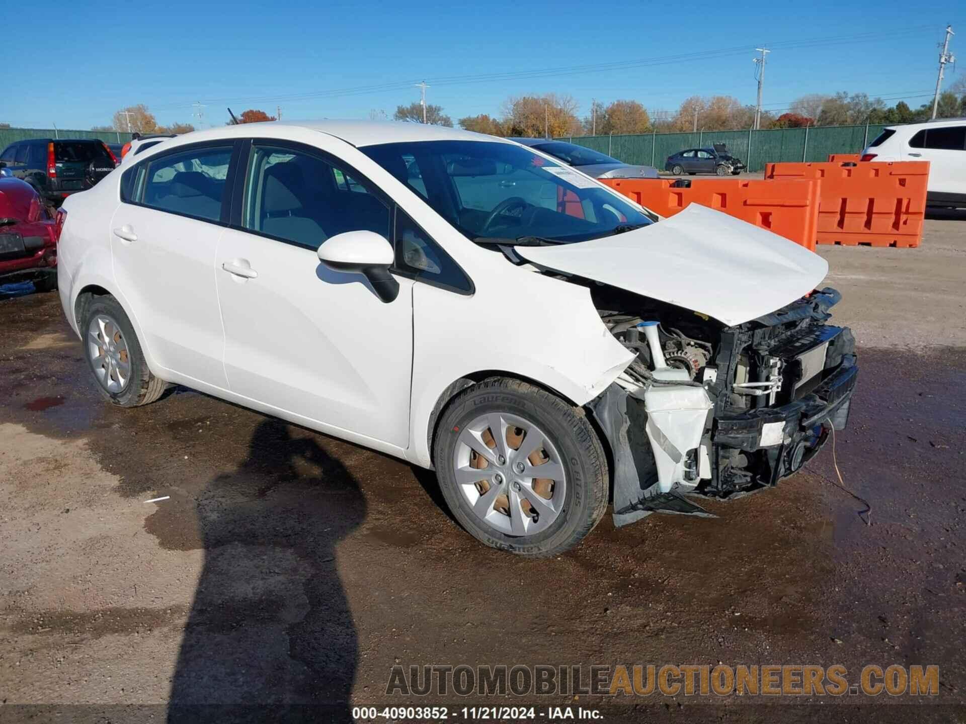 KNADM4A30F6466259 KIA RIO 2015