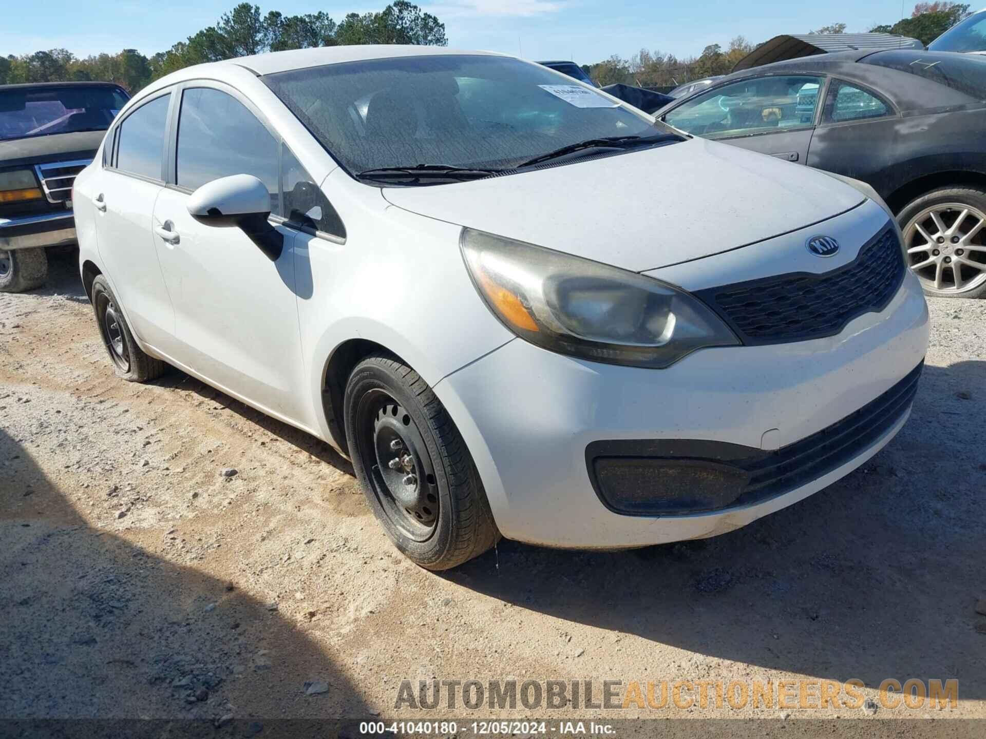 KNADM4A31D6176108 KIA RIO 2013