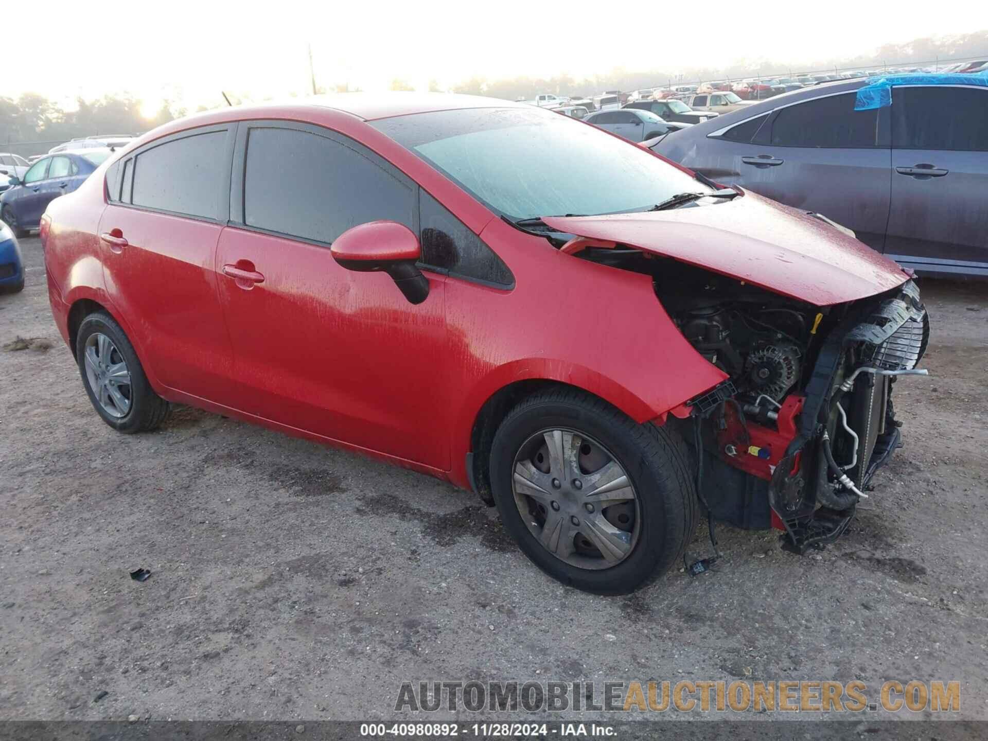 KNADM4A31E6335503 KIA RIO 2014