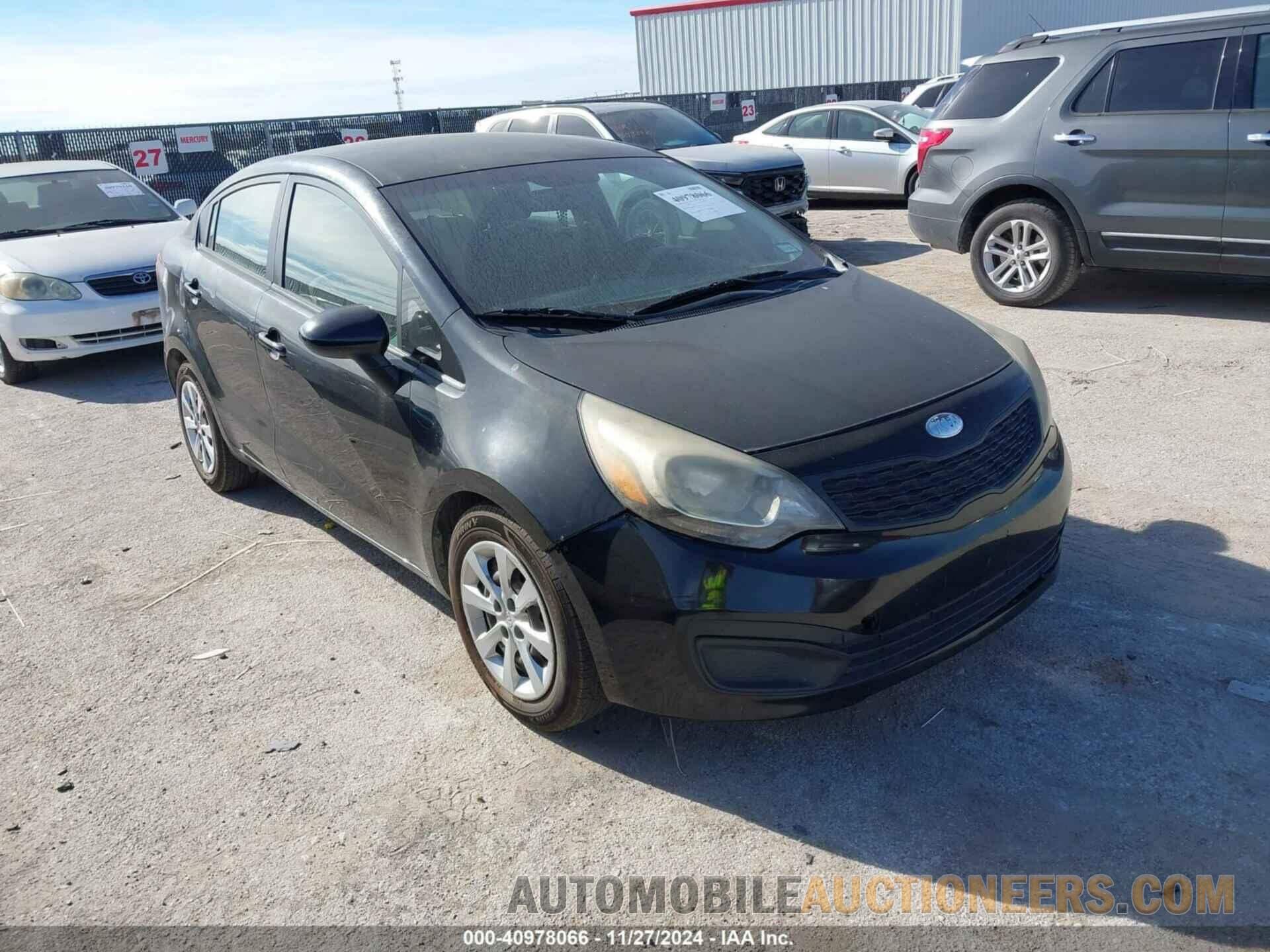 KNADM4A31E6356884 KIA RIO 2014