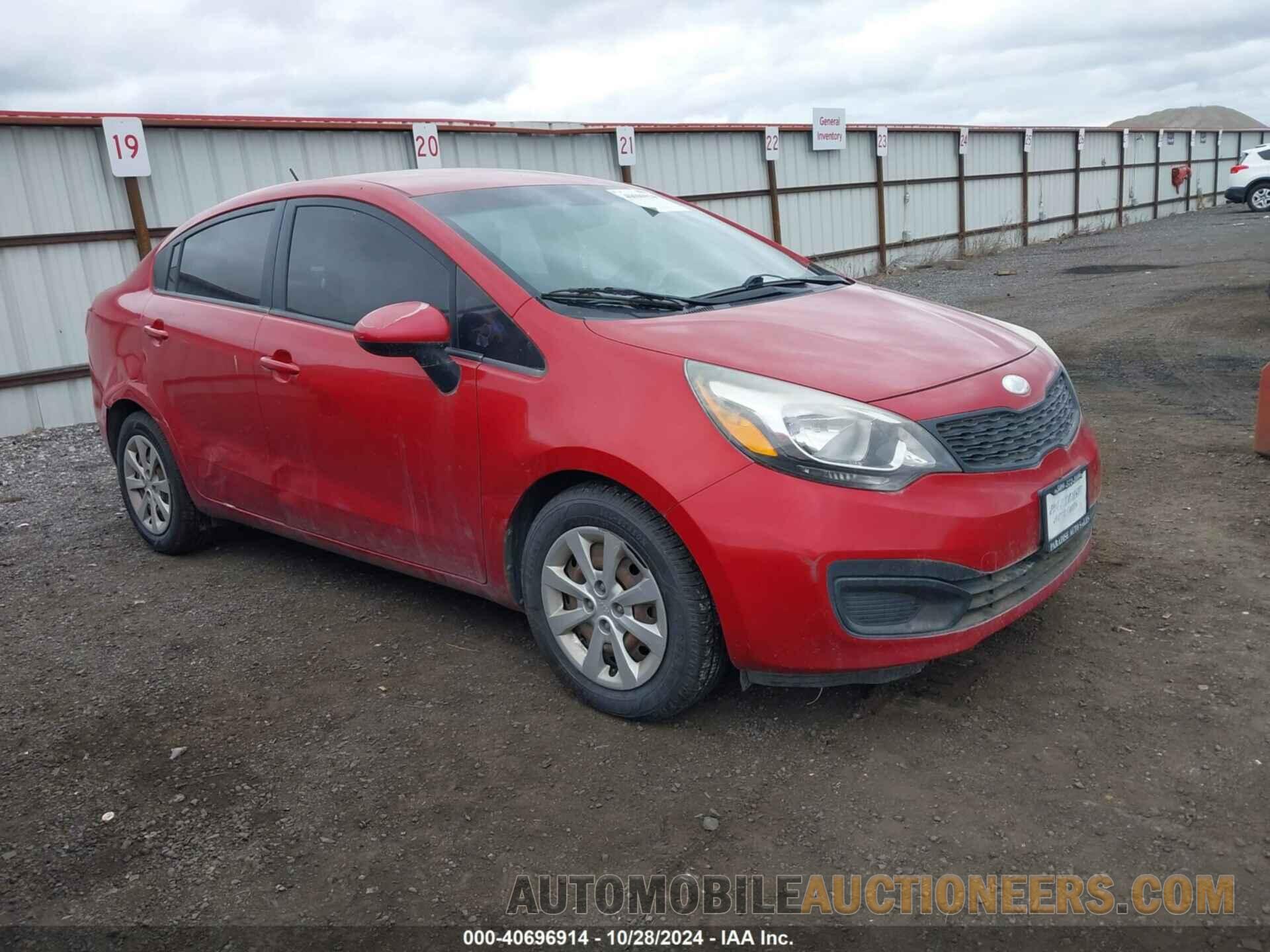 KNADM4A31E6389027 KIA RIO 2014