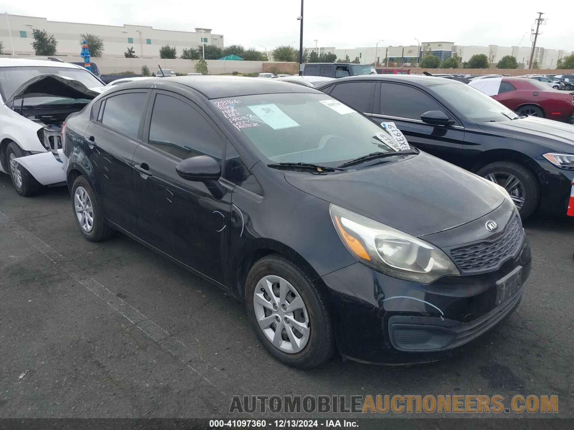 KNADM4A32D6304811 KIA RIO 2013