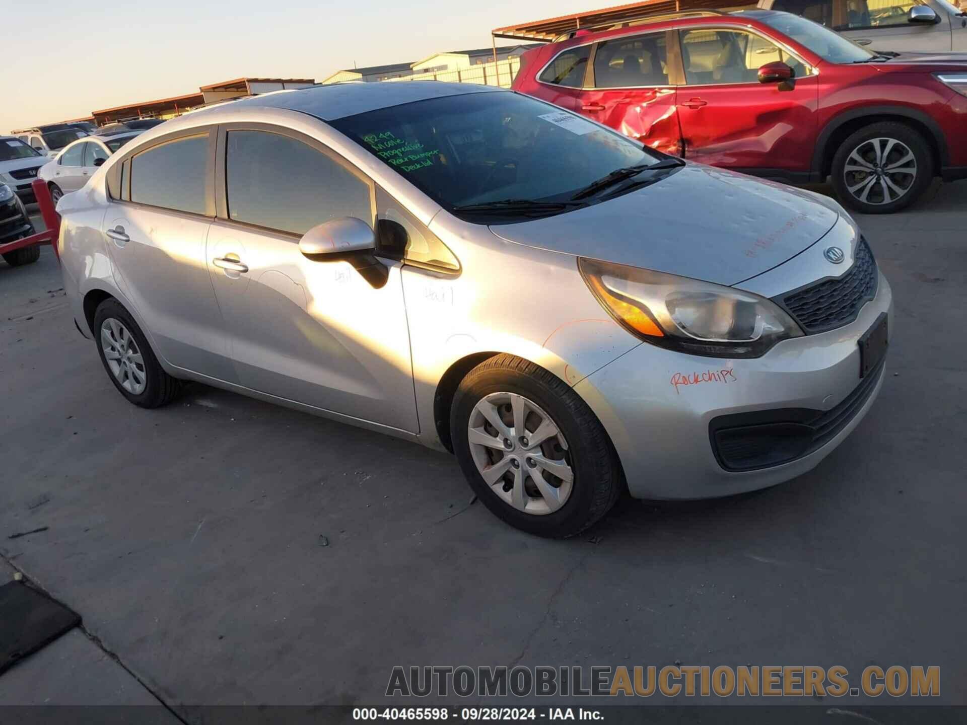 KNADM4A32E6400116 KIA RIO 2014