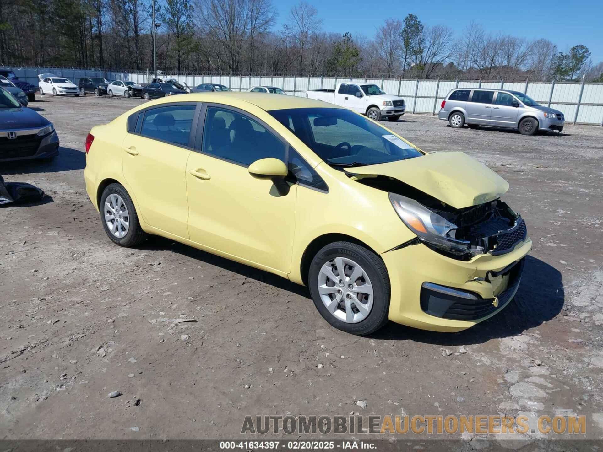 KNADM4A32G6554294 KIA RIO 2016