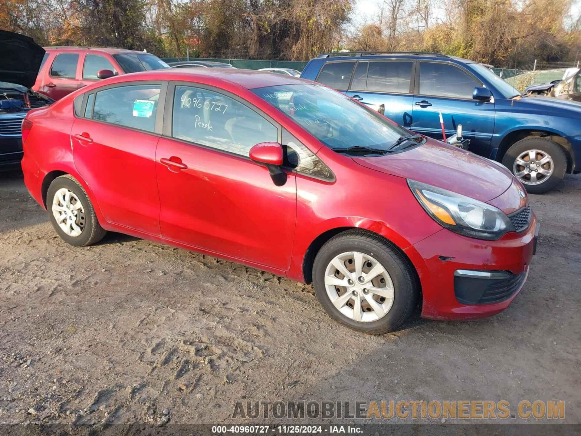 KNADM4A32H6012629 KIA RIO 2017