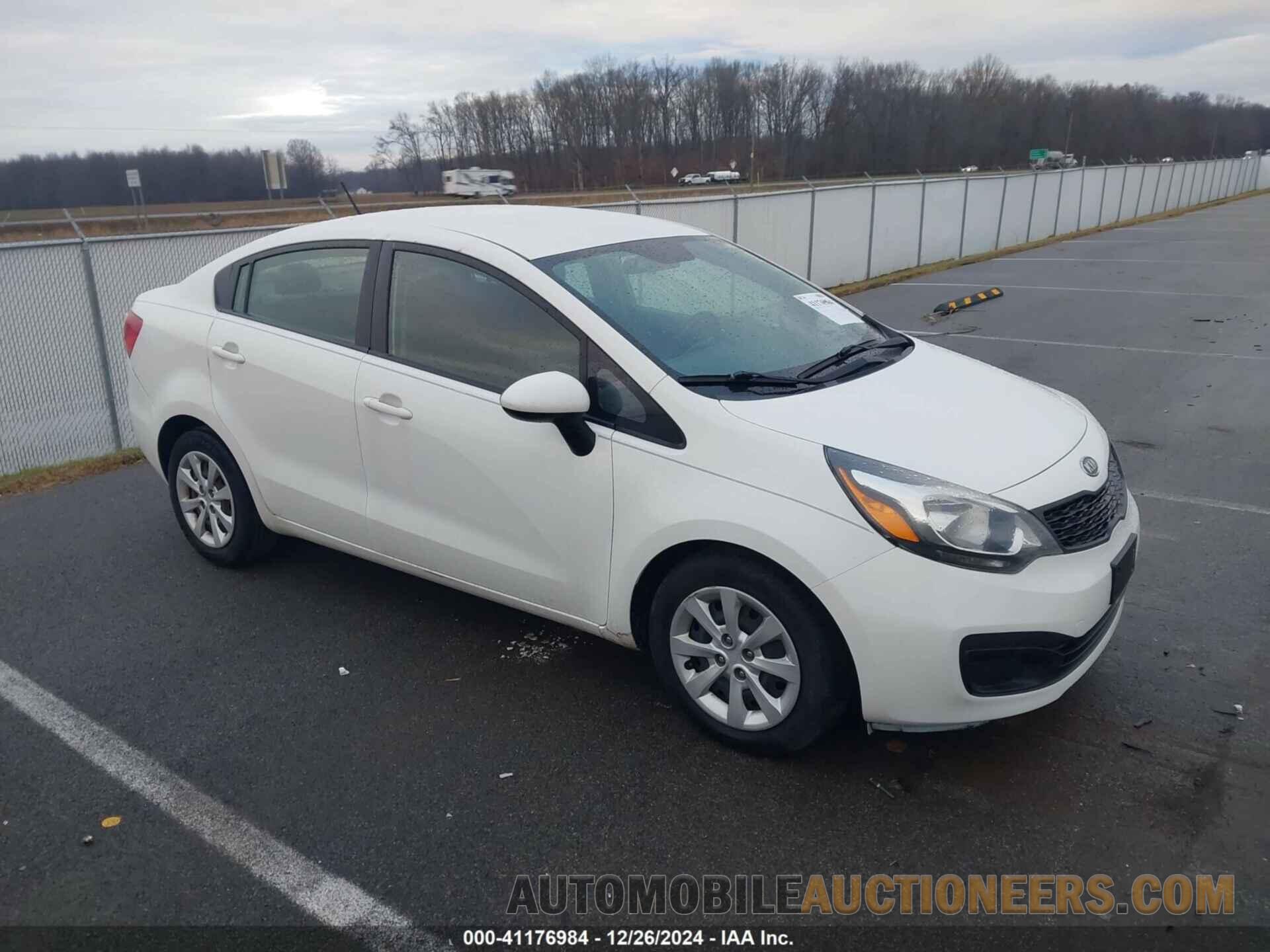 KNADM4A33C6075716 KIA RIO 2012