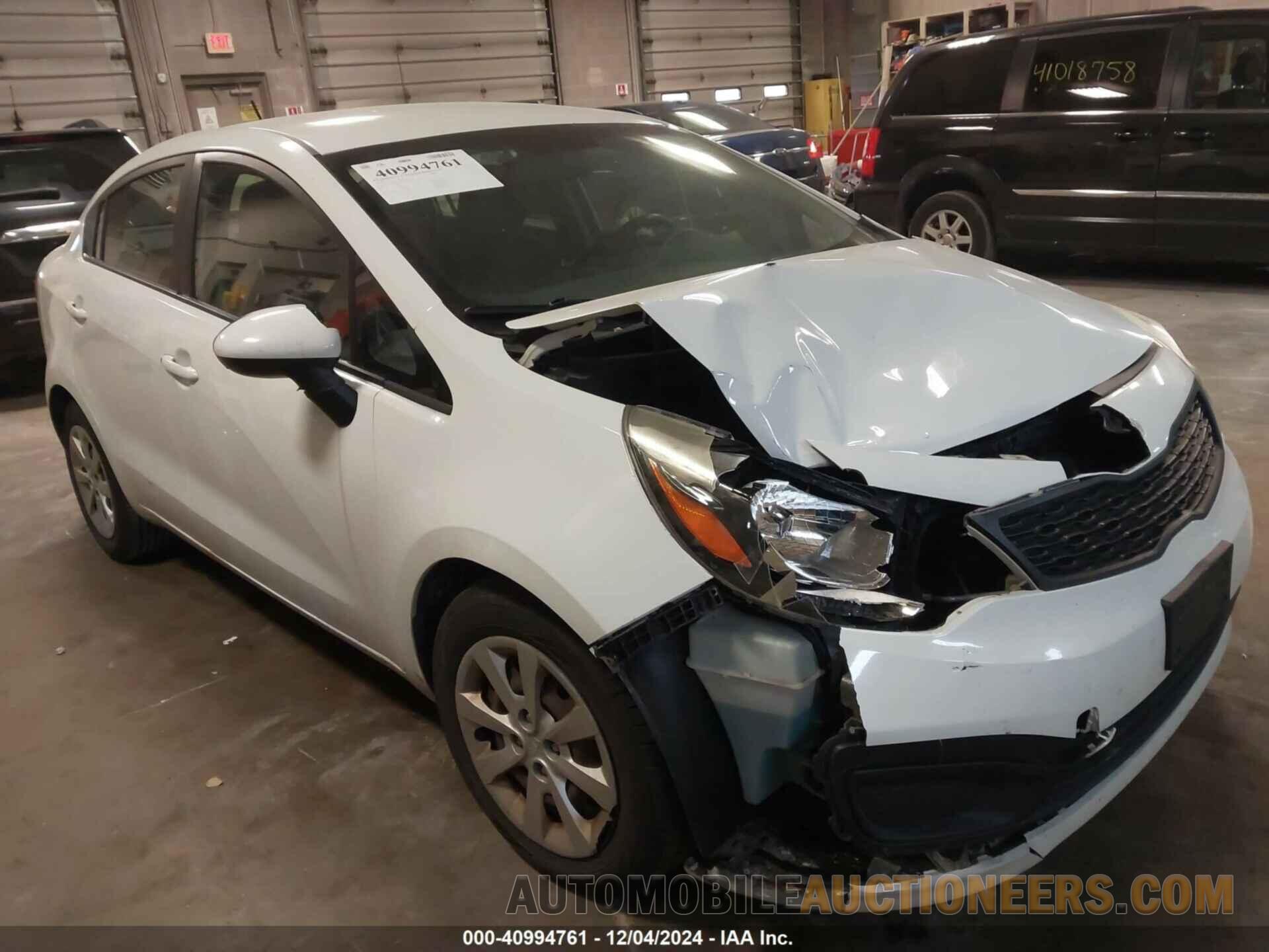 KNADM4A33D6224160 KIA RIO 2013