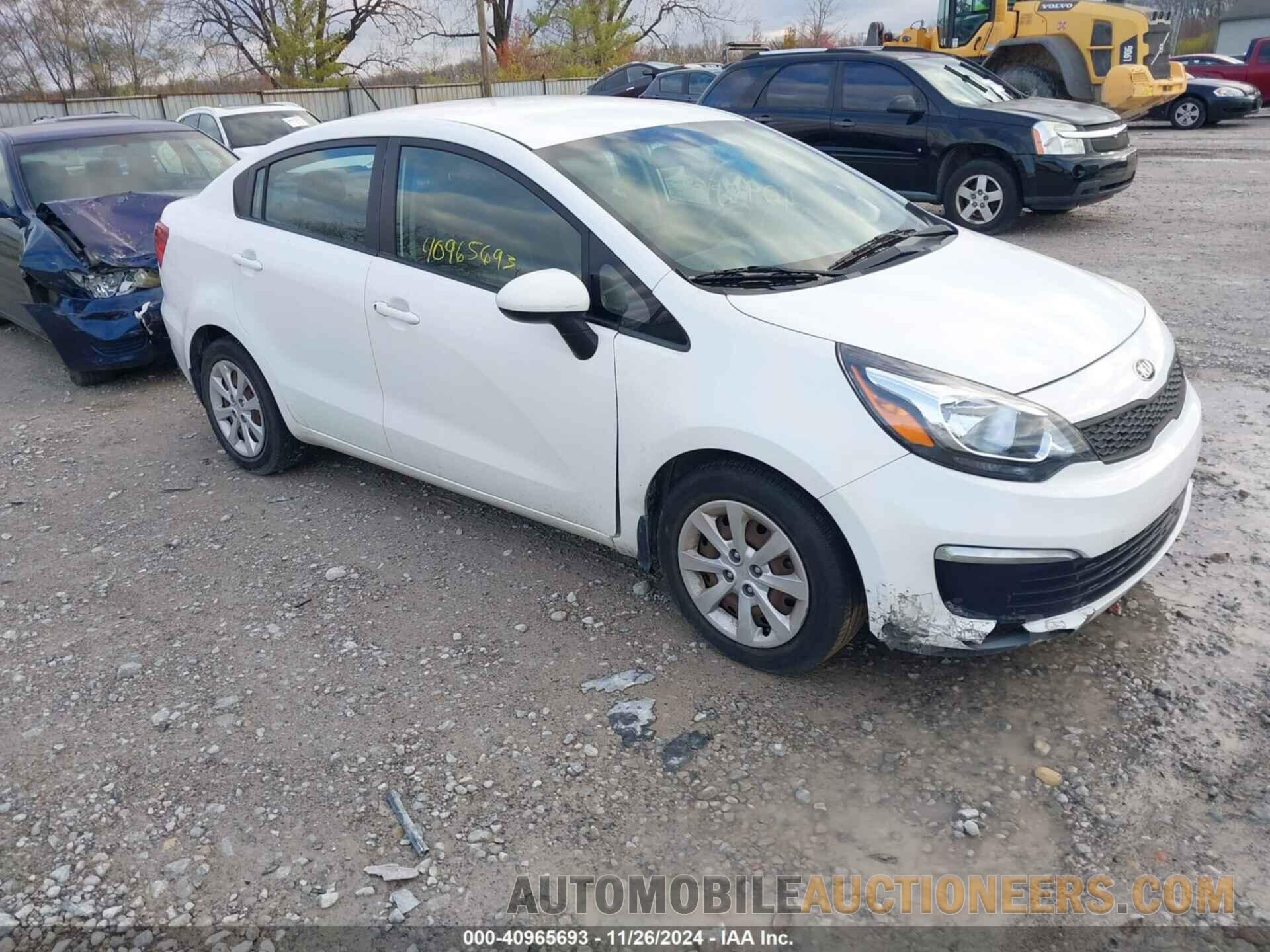 KNADM4A33G6587739 KIA RIO 2016