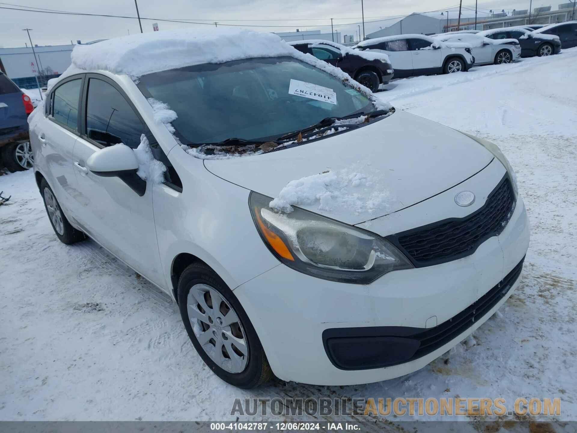 KNADM4A34D6292323 KIA RIO 2013