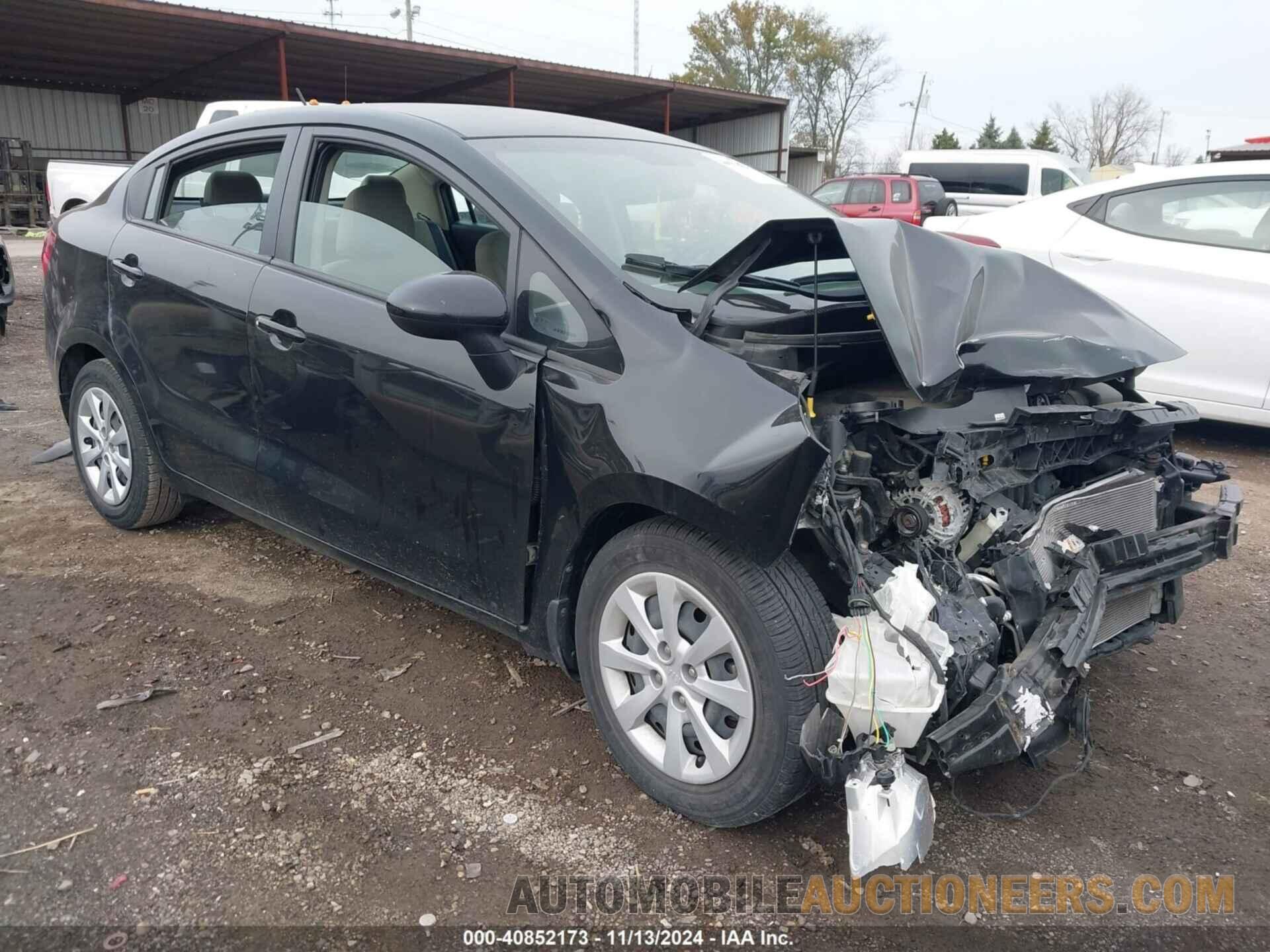 KNADM4A34E6356409 KIA RIO 2014