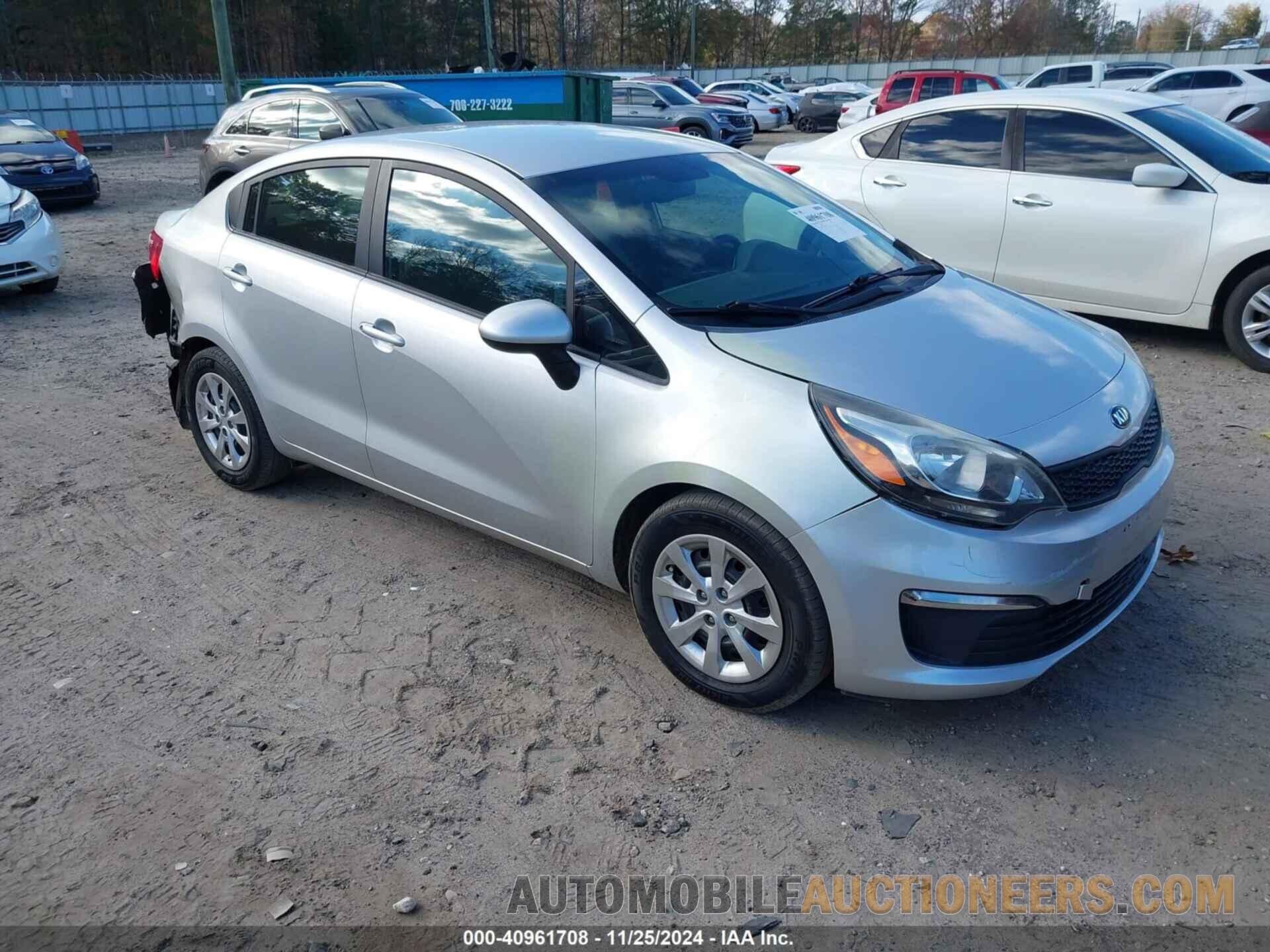 KNADM4A34G6658141 KIA RIO 2016