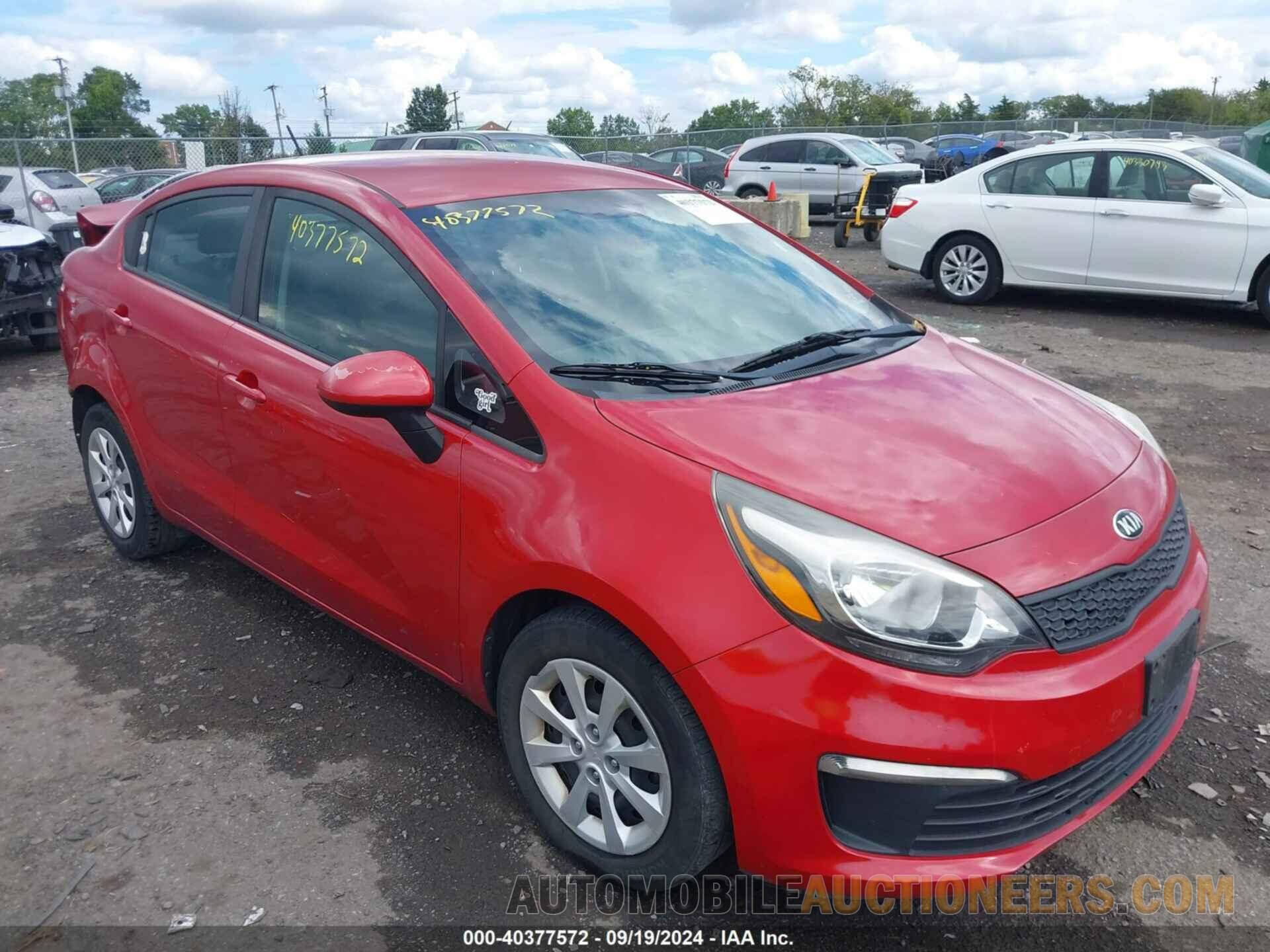 KNADM4A34H6111632 KIA RIO 2017